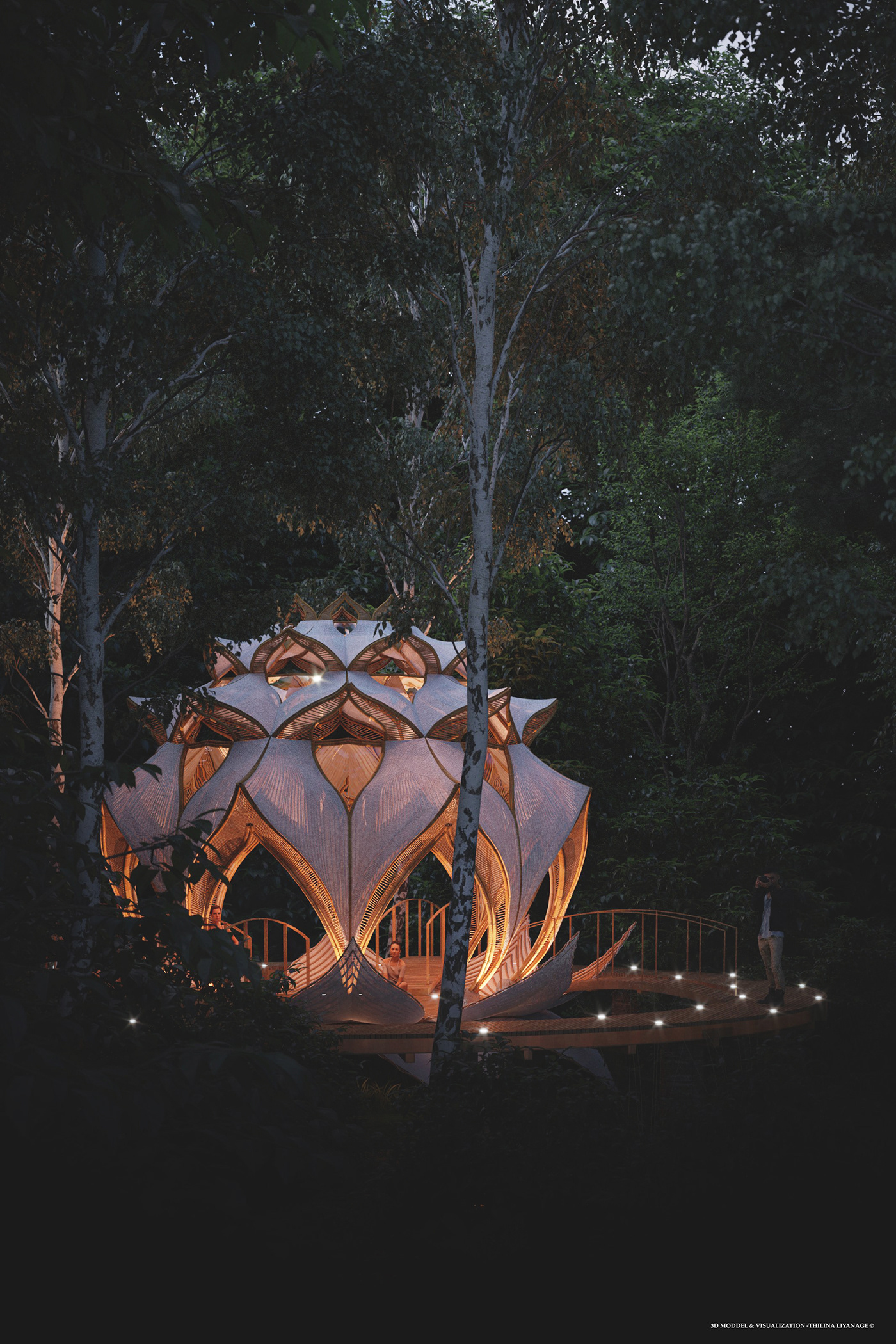 Forst，yoga，Rest place，train，