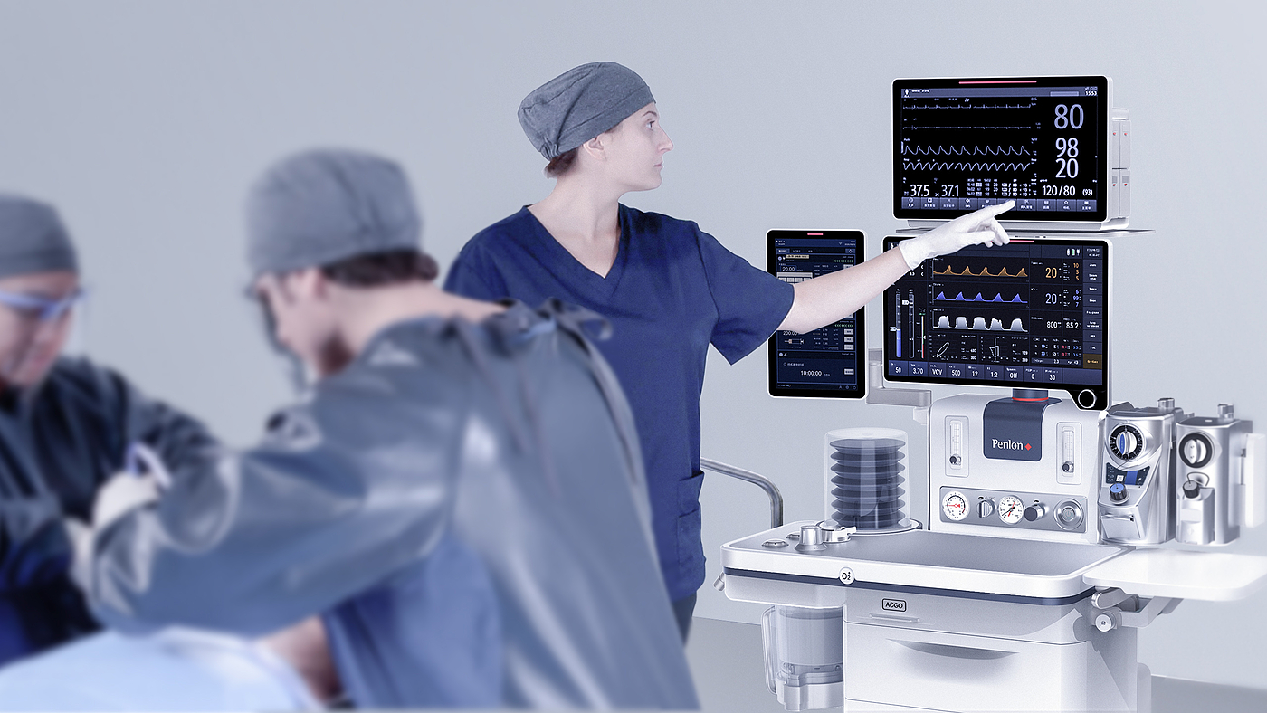 The anesthesia machine，medical apparatus and instruments，Professional sense，operation，