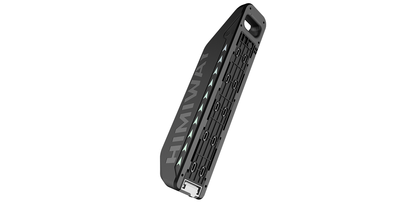 ebike battery box# portable# ambient light，