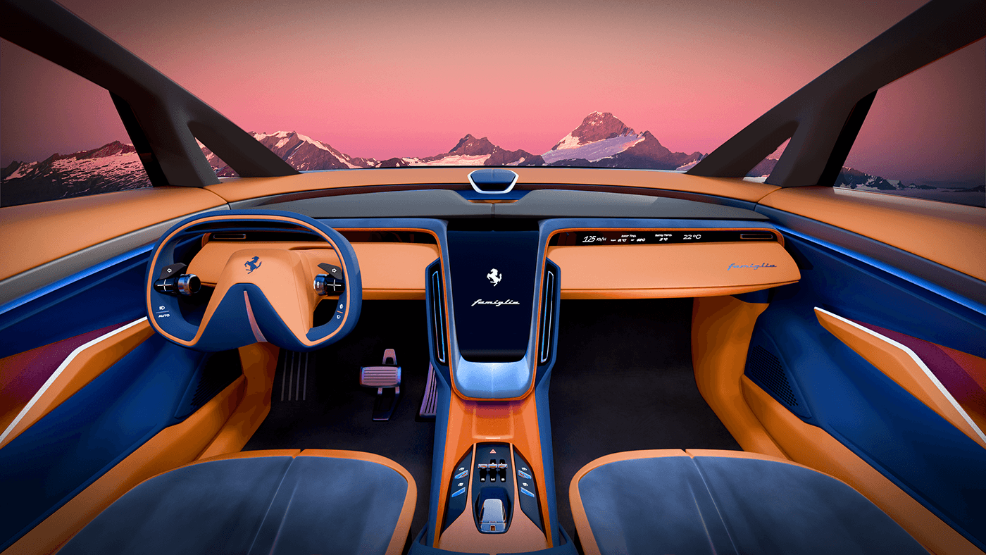 FERRARI FAMIGLIA，Ferrari，automobile，vehicle，