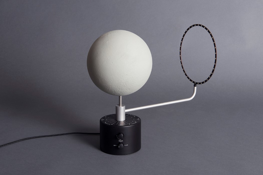 Desk lamp，originality，Moon，product design，