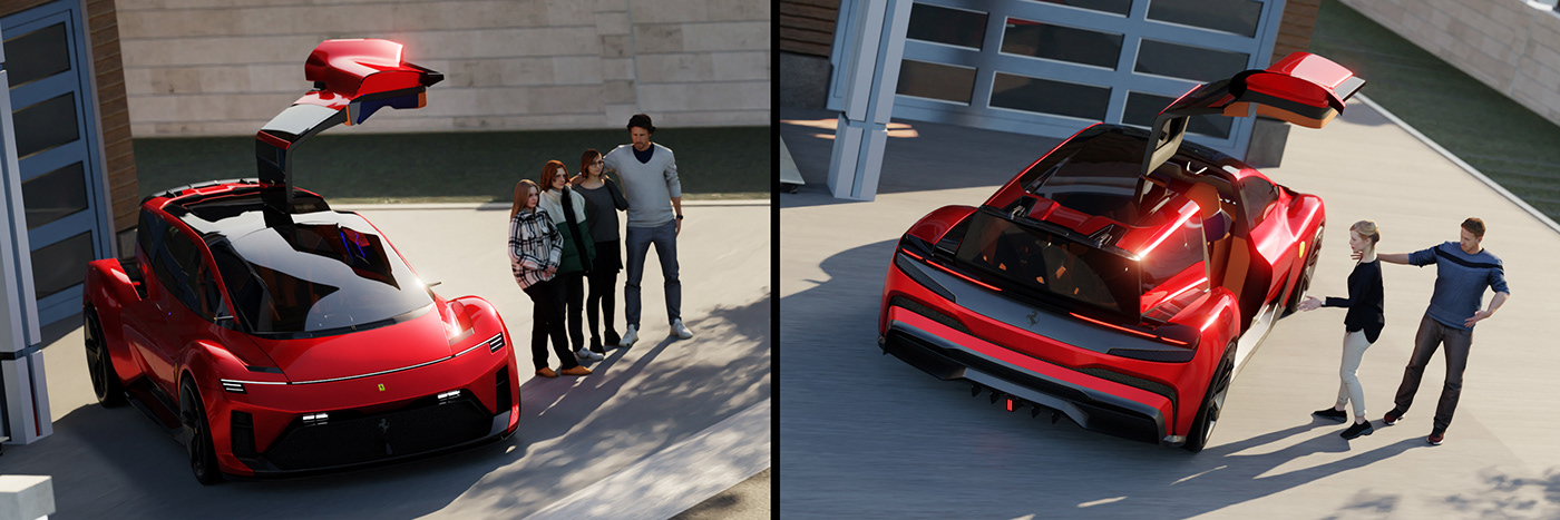 FERRARI FAMIGLIA，Ferrari，automobile，vehicle，