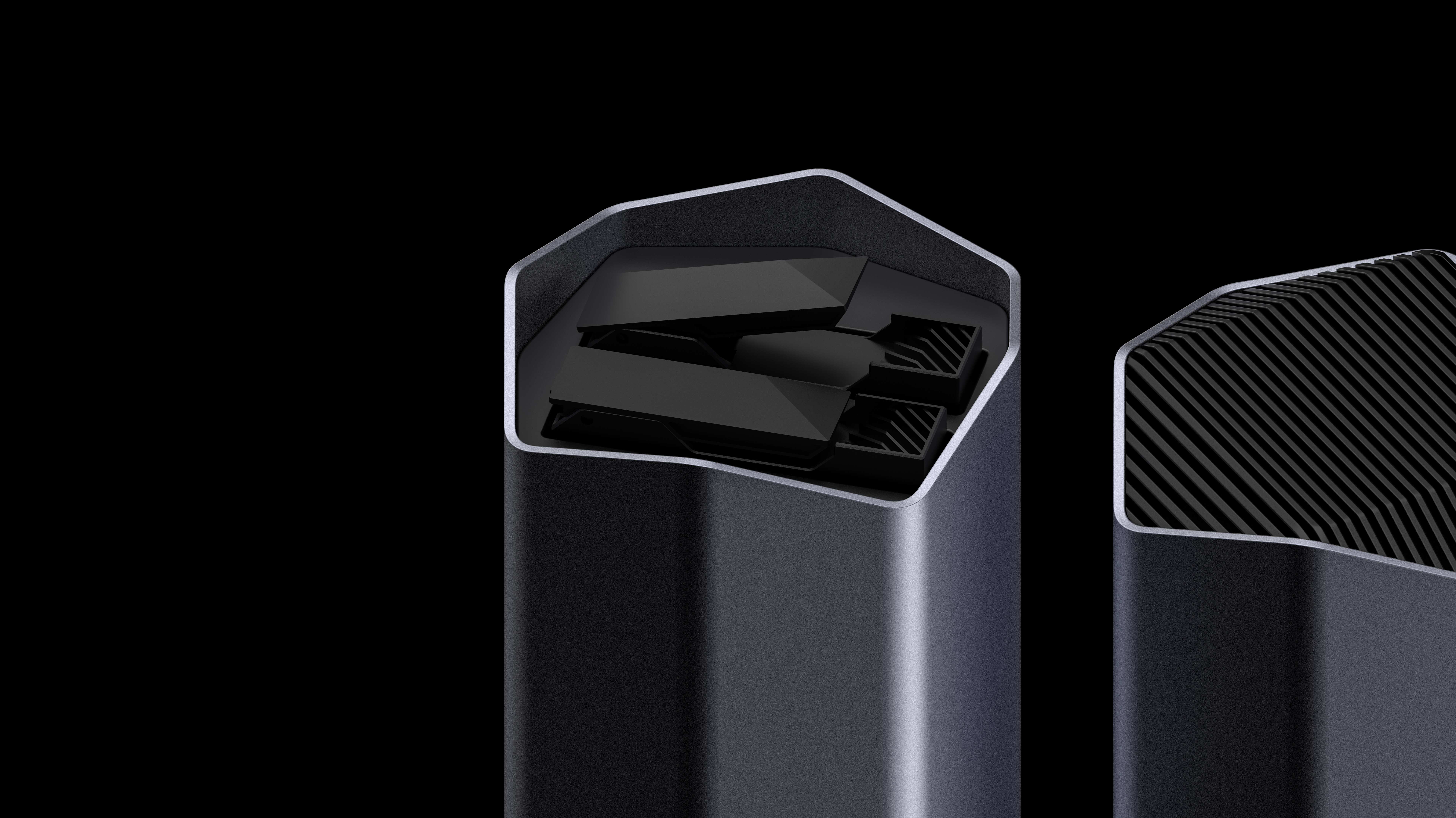 Dual-position hard disk cabinet，