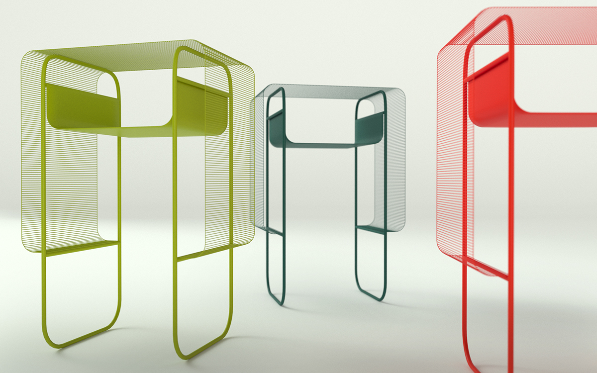 Metal furniture，Metal material，furniture design ，Table，tea table，cabinet，