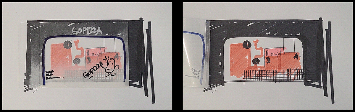 GOPIZZA，Automated restaurant，industrial design，product design，