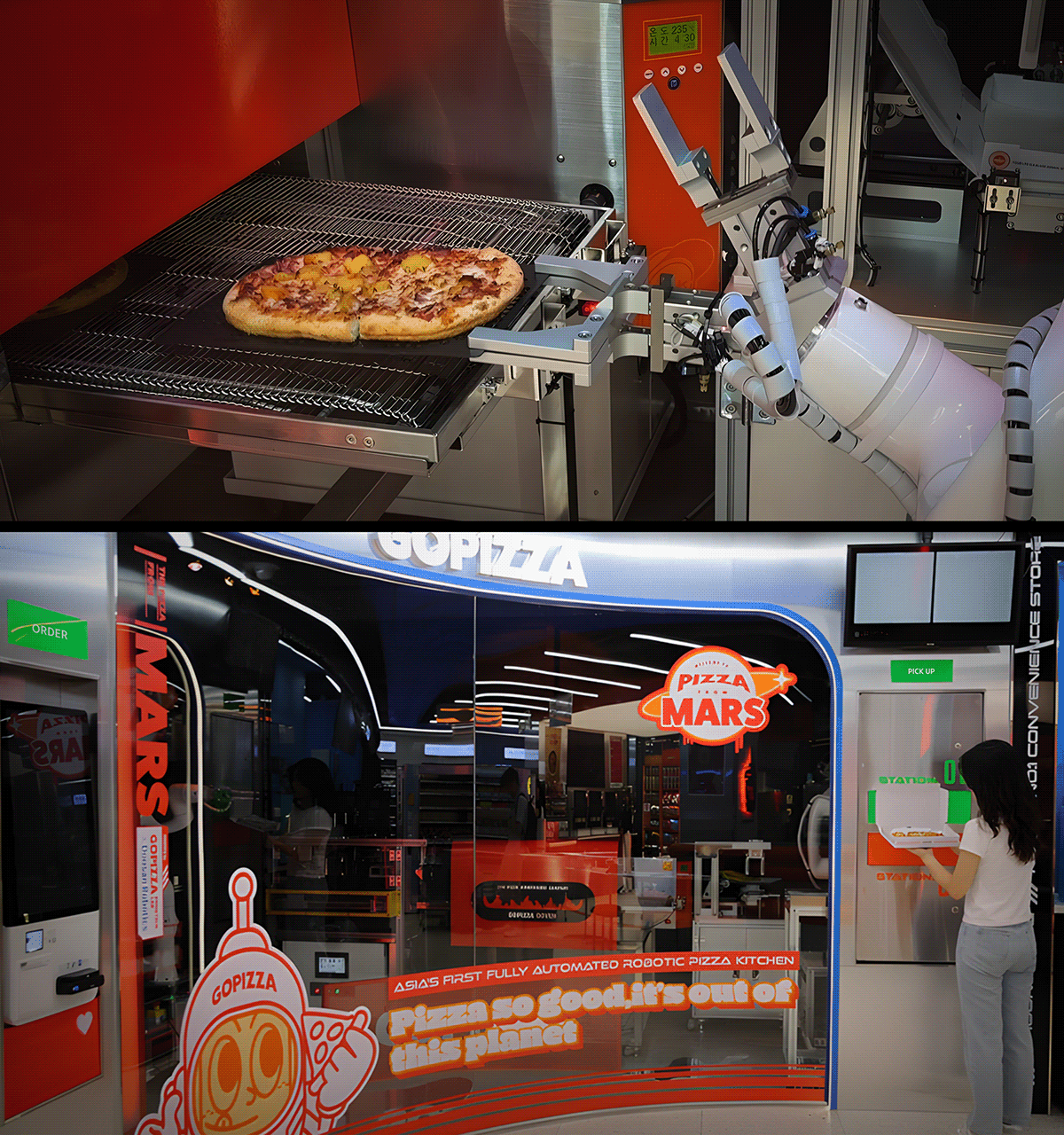 GOPIZZA，Automated restaurant，industrial design，product design，