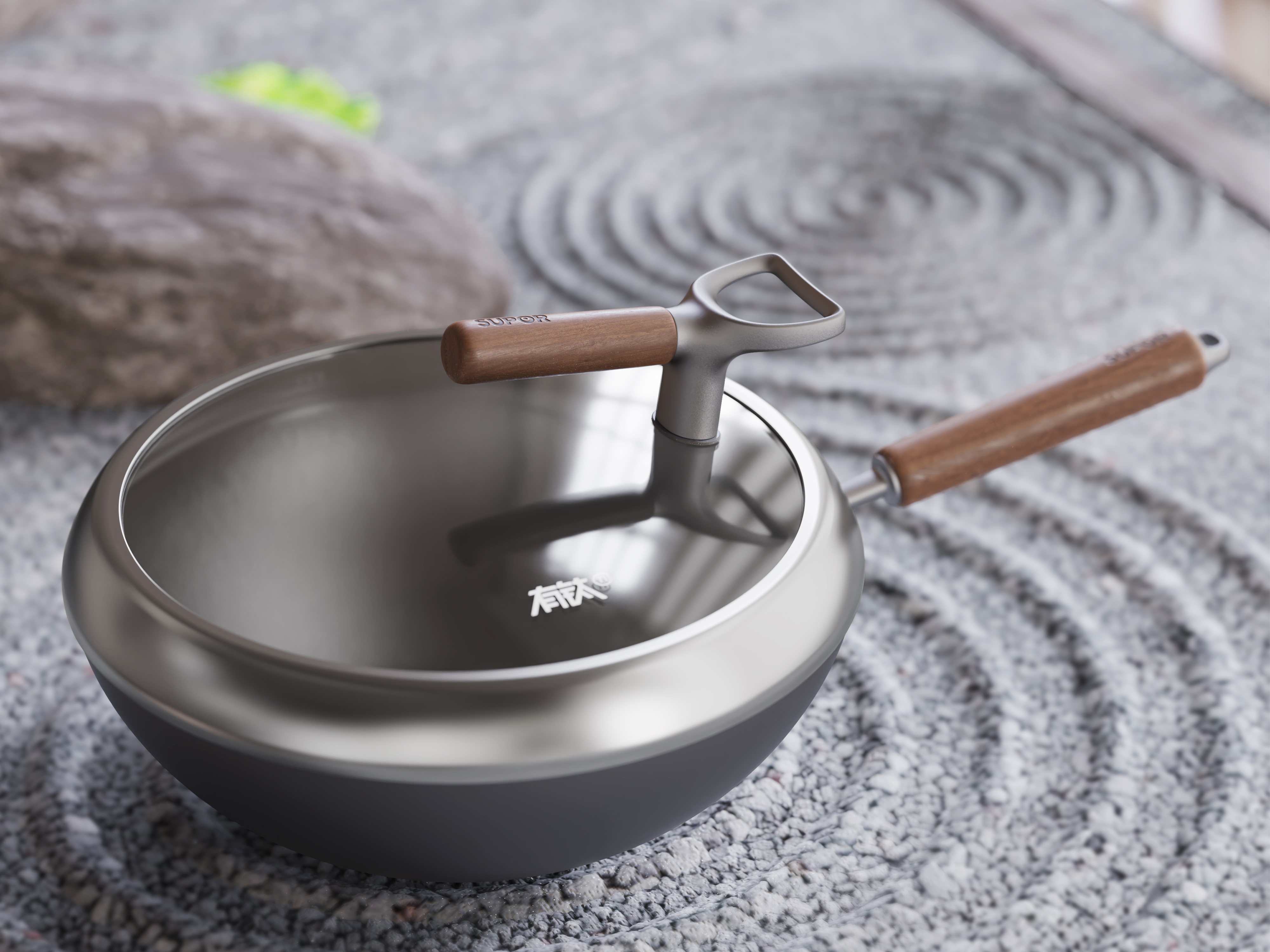 Uncoated，Iron pot，Titanium，SUPOR，Non-stick iron pan，Chinese iron pot，Wok，Ming-style design，