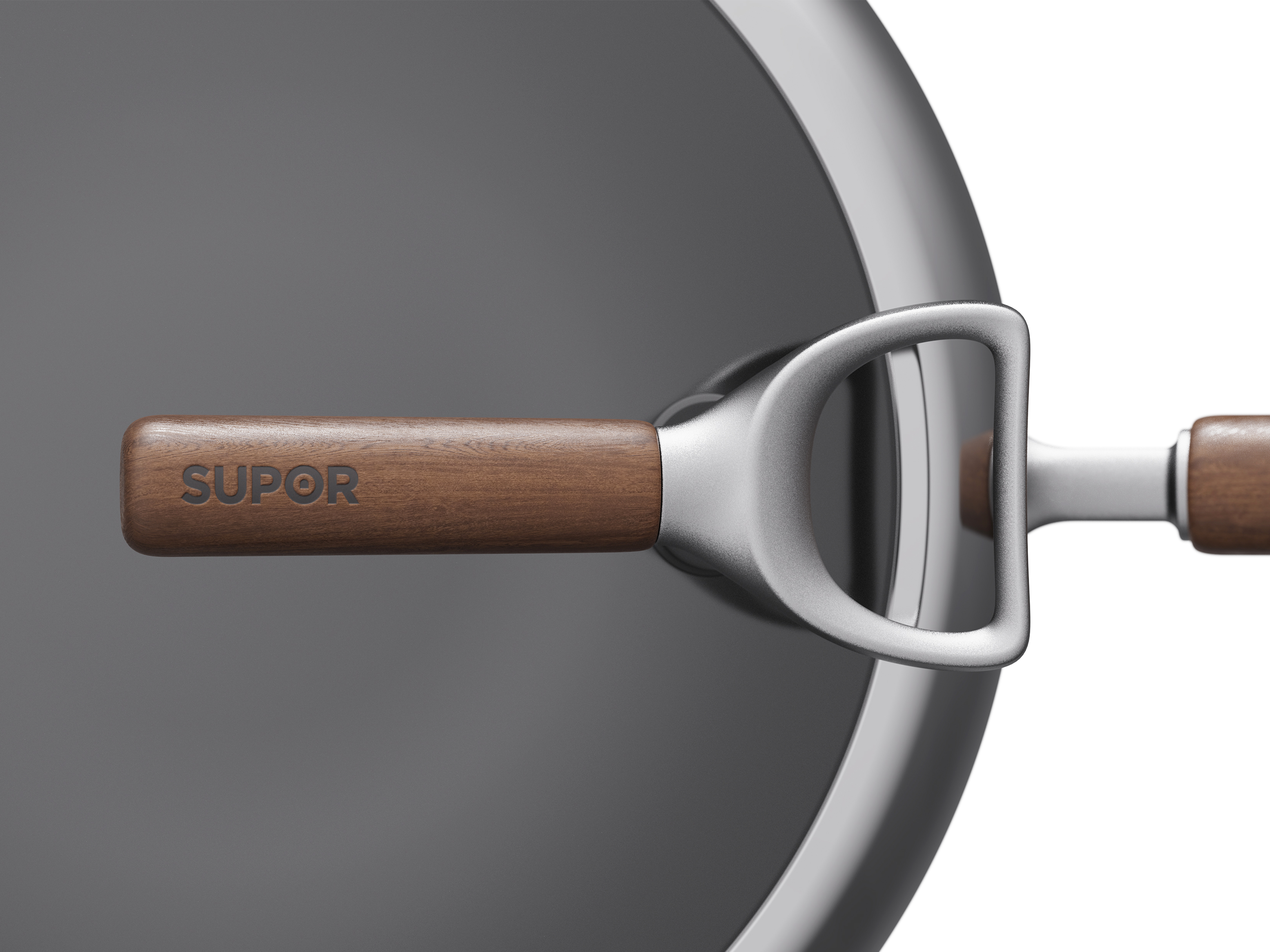 Uncoated，Iron pot，Titanium，SUPOR，Non-stick iron pan，Chinese iron pot，Wok，Ming-style design，