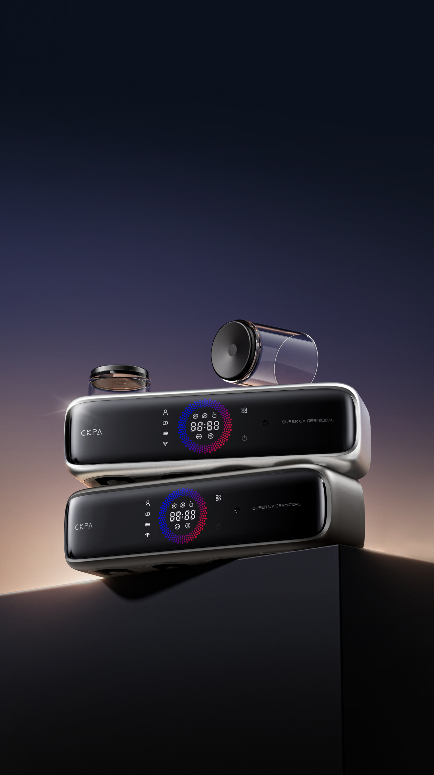 Thought design，Toothbrush disinfection rack，