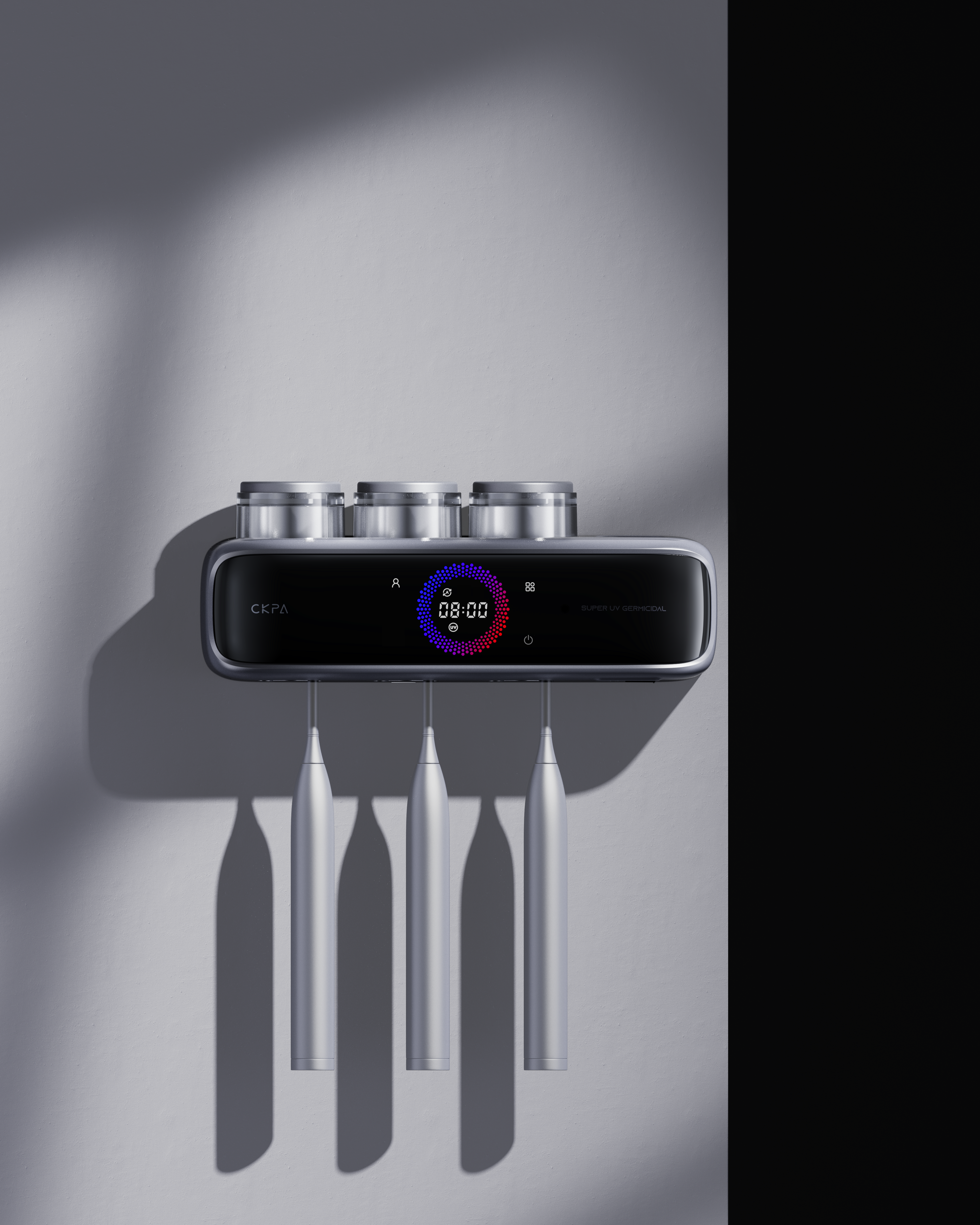 Thought design，Toothbrush disinfection rack，