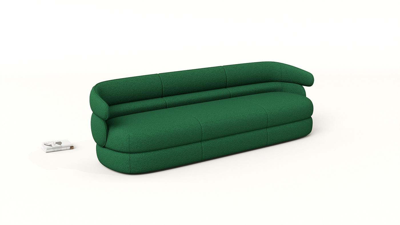 sofa，furniture，Miky Sofa，product design，