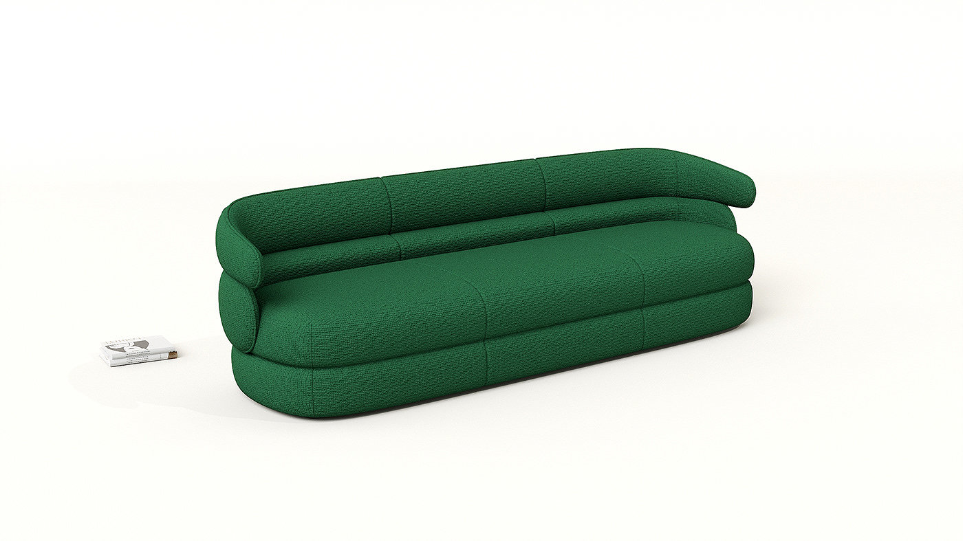 sofa，furniture，Miky Sofa，product design，