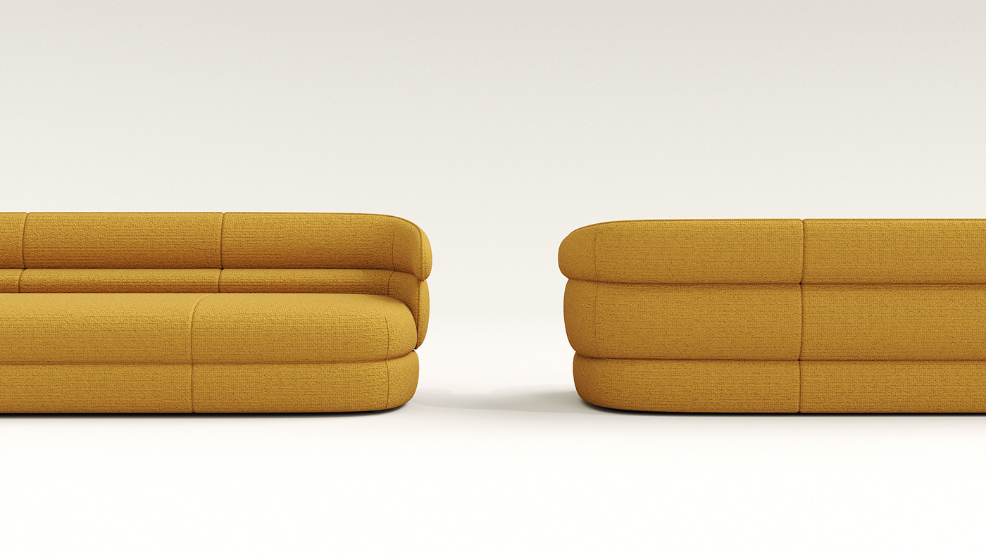 sofa，furniture，Miky Sofa，product design，