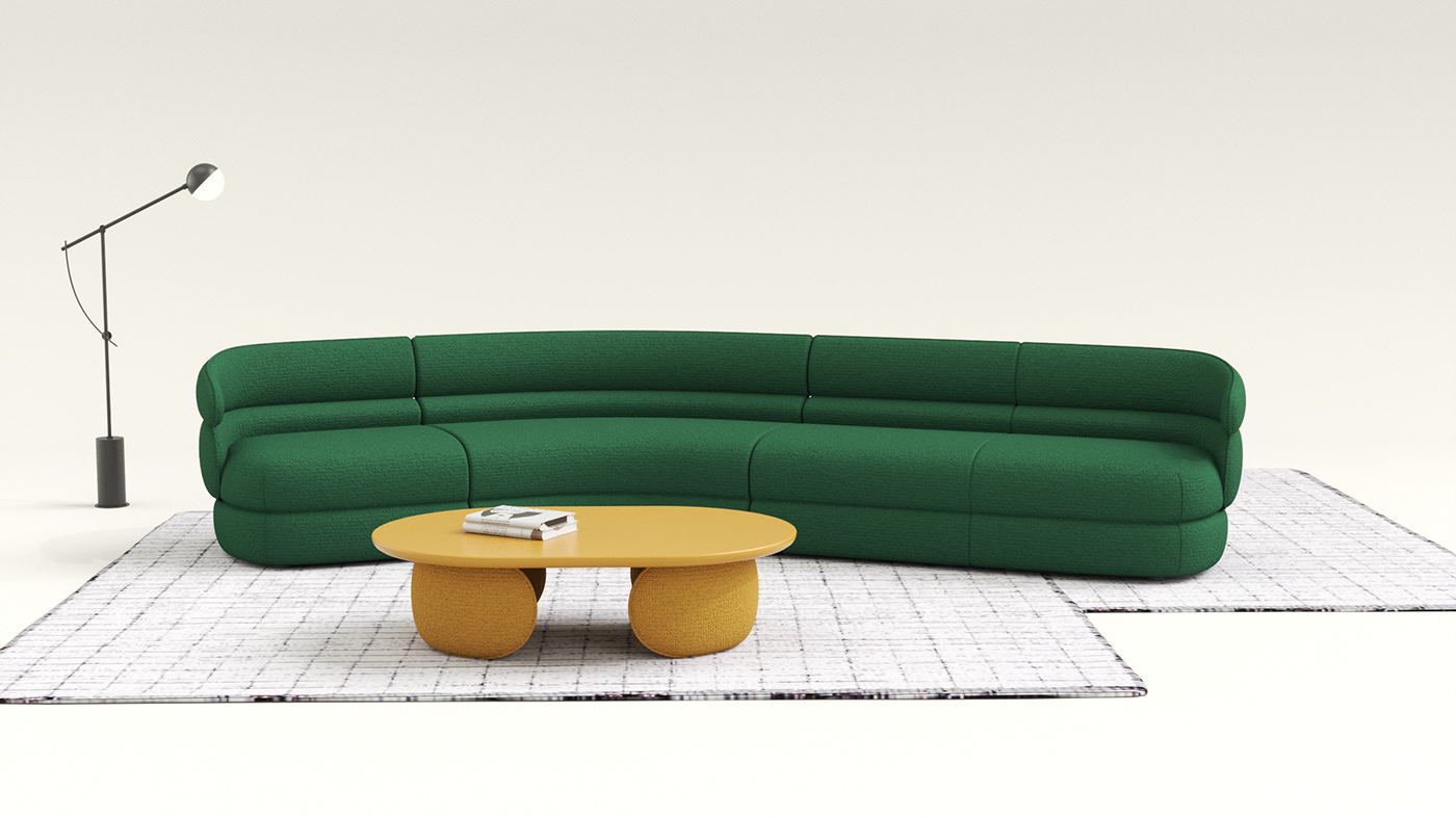 sofa，furniture，Miky Sofa，product design，