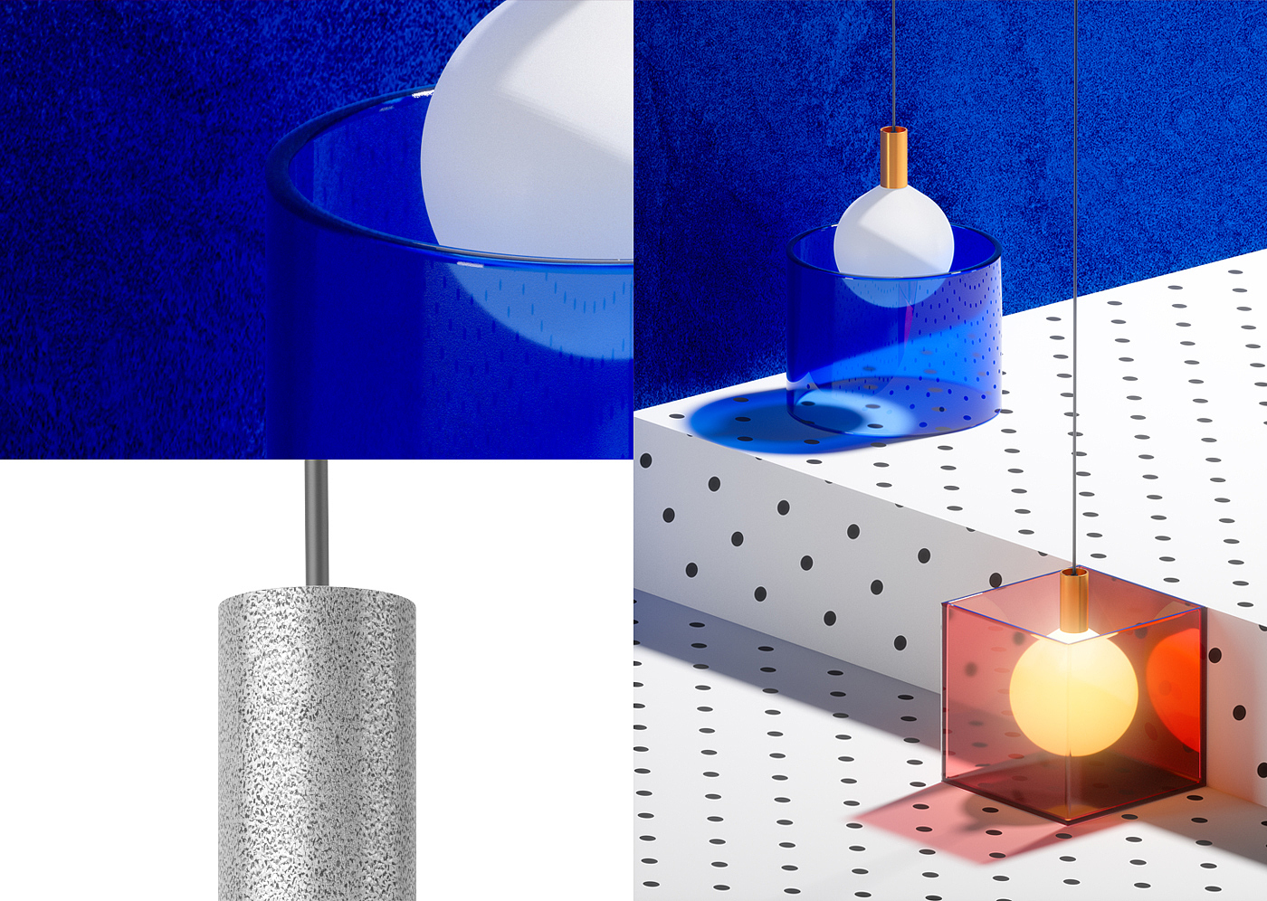Suprematically，Lamp collection，Wishnya studio，modelling，