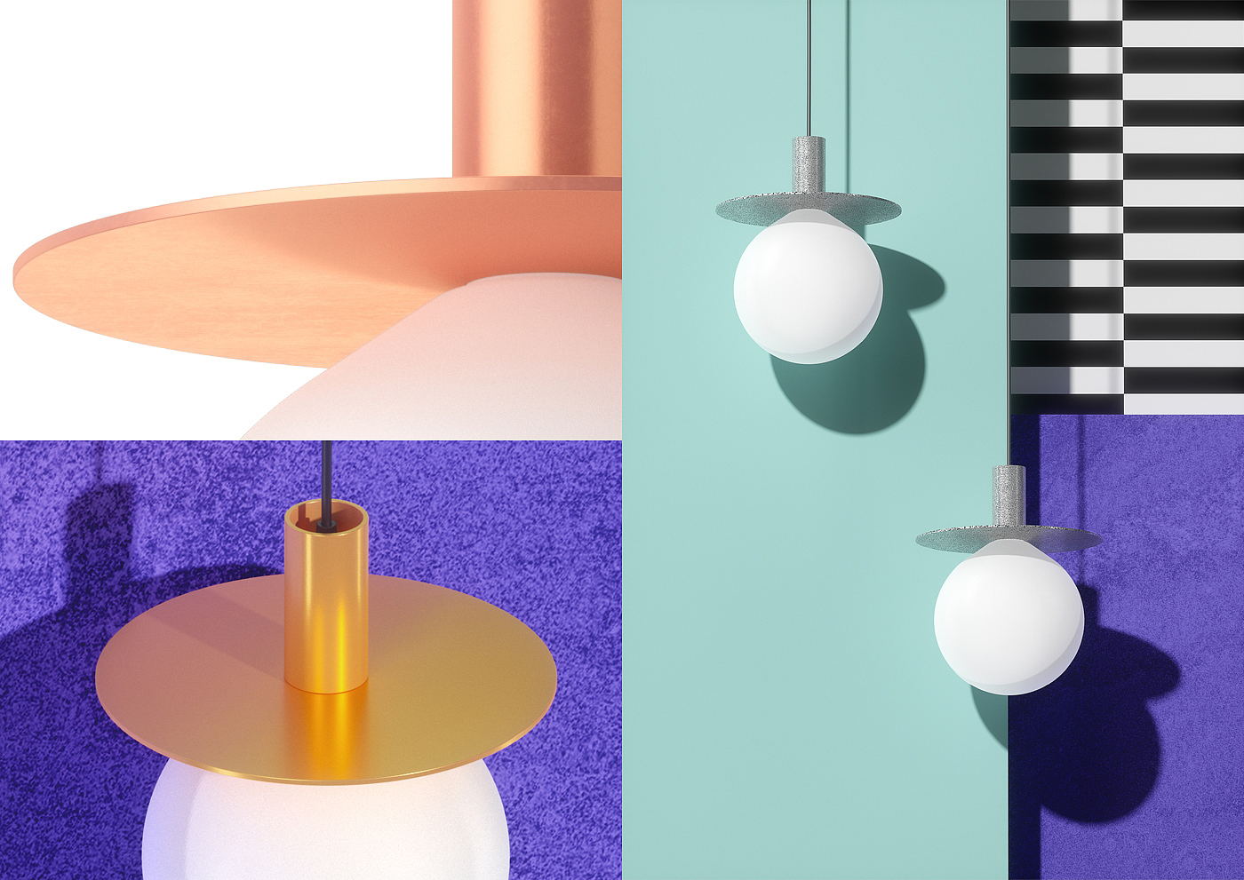 Suprematically，Lamp collection，Wishnya studio，modelling，