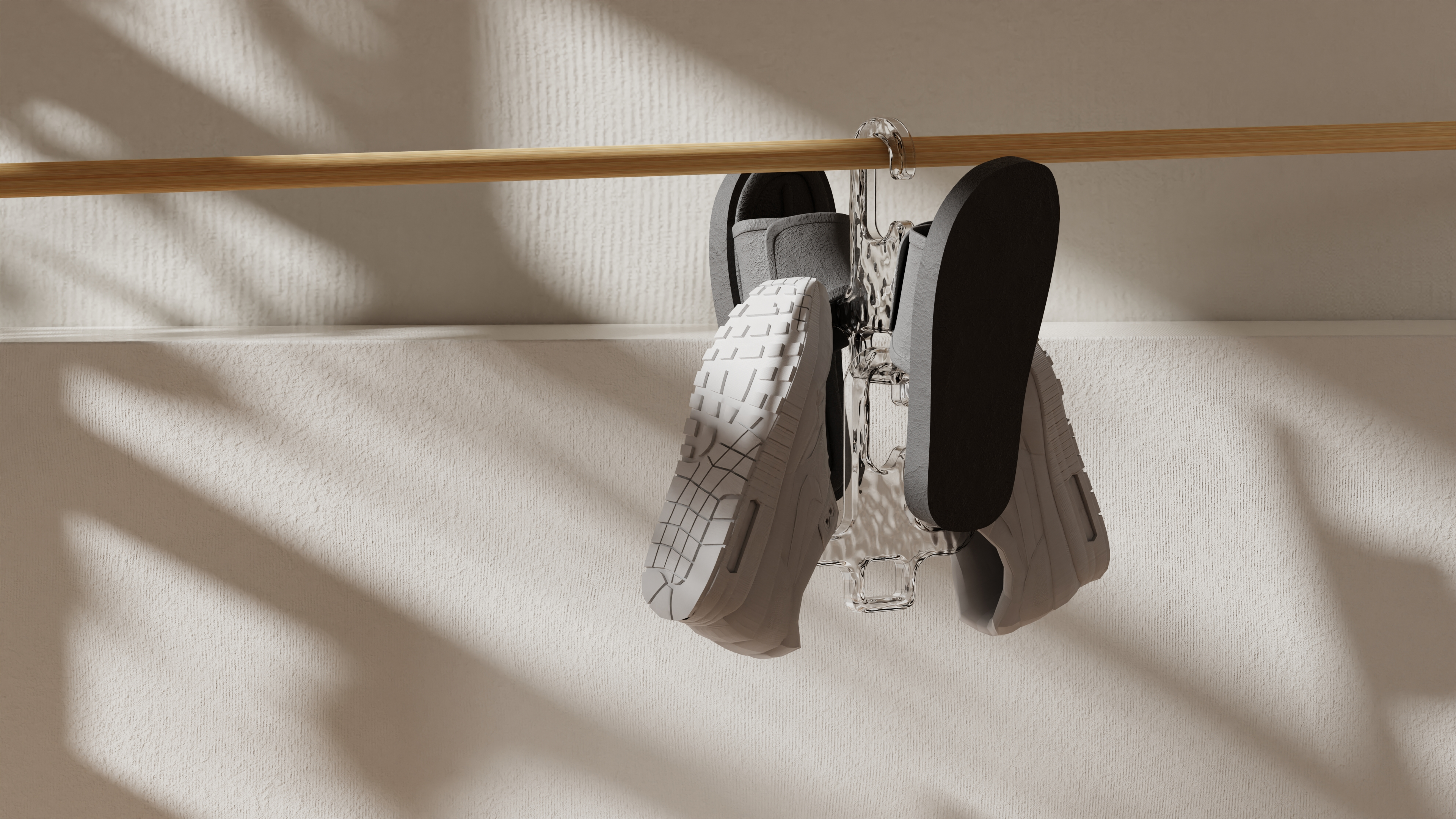 Home department store，Airing，shoe rack，Cartoon，Light luxury，popular，suspension，superposition，