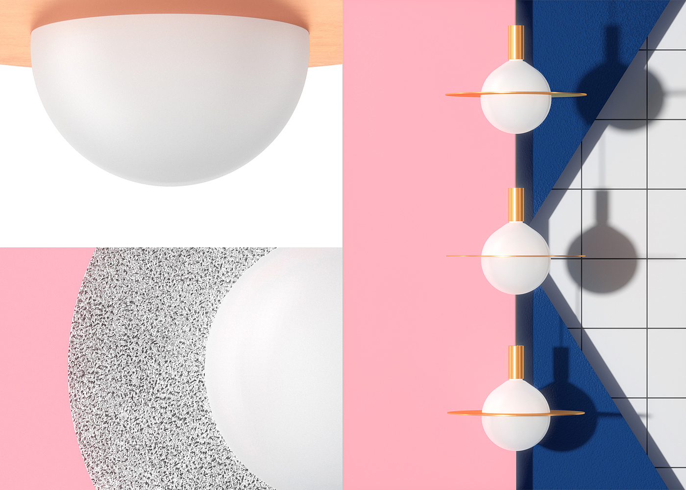 Suprematically，Lamp collection，Wishnya studio，modelling，