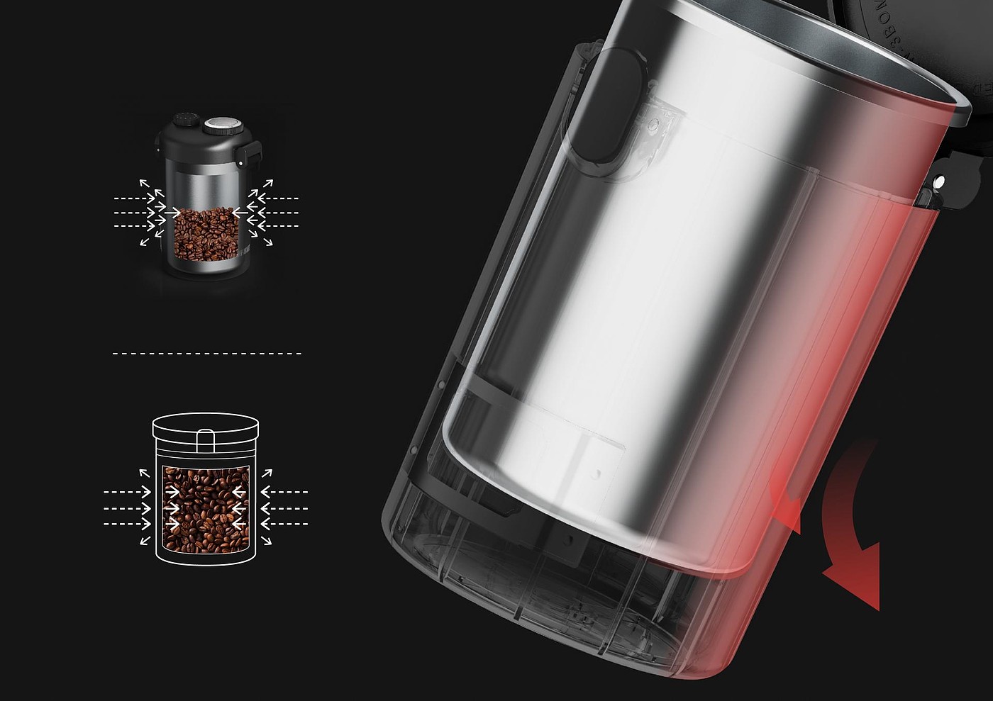 Coffee machine，coffee grinding powder，bomber，Award declaration，American MUSE，