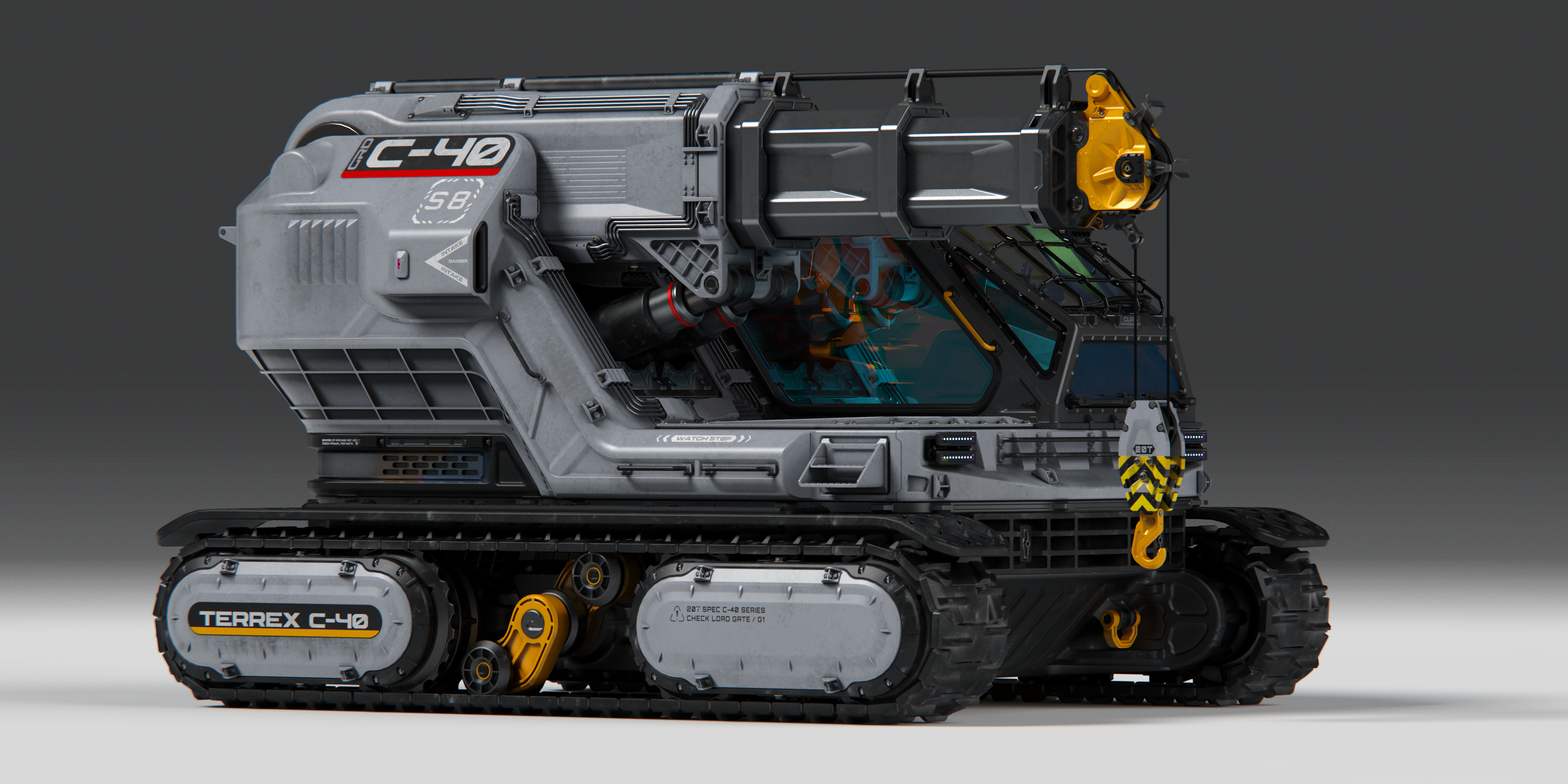 TERREX C- 40，Crane，GRD®，Industrial operation，