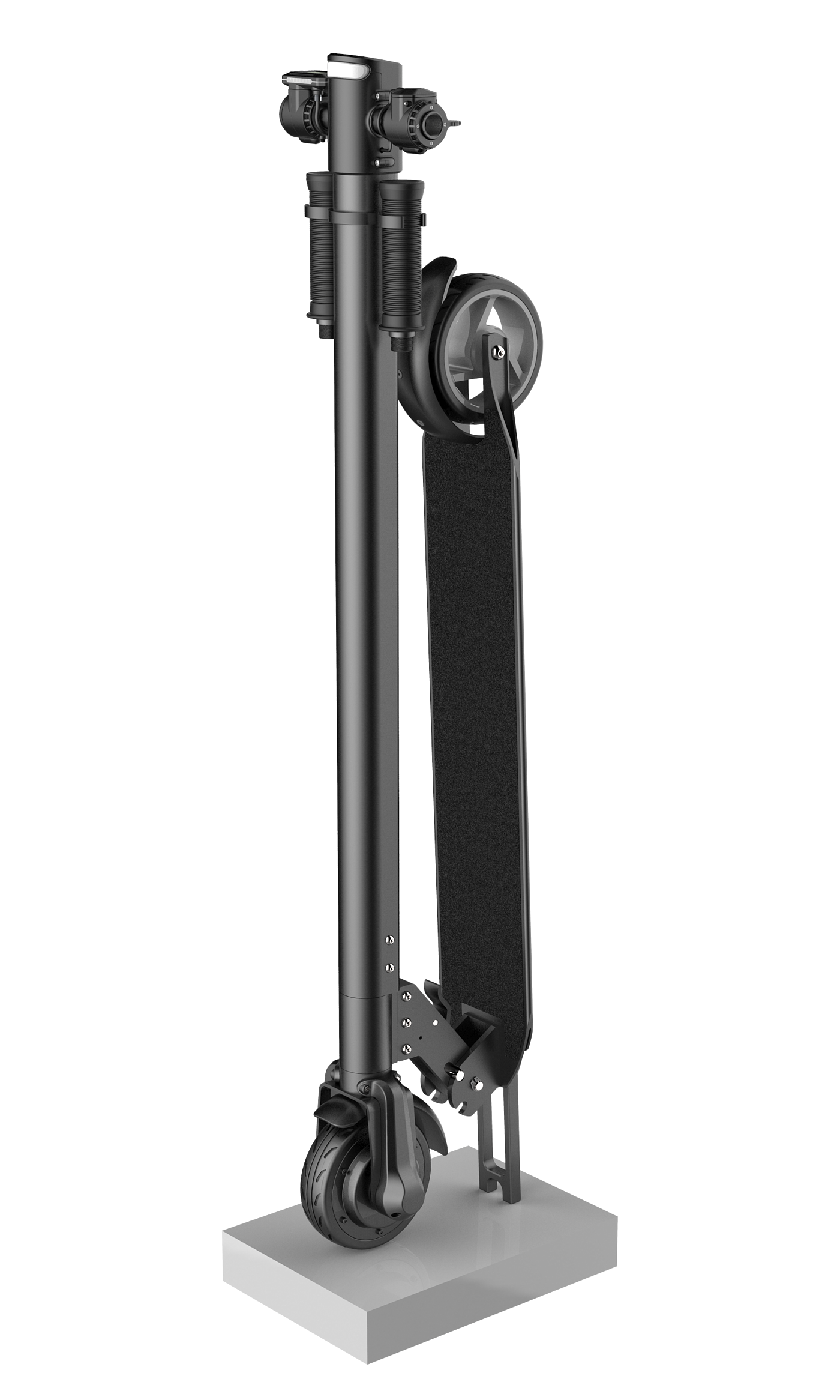 5 inch electric scooter# light travel，