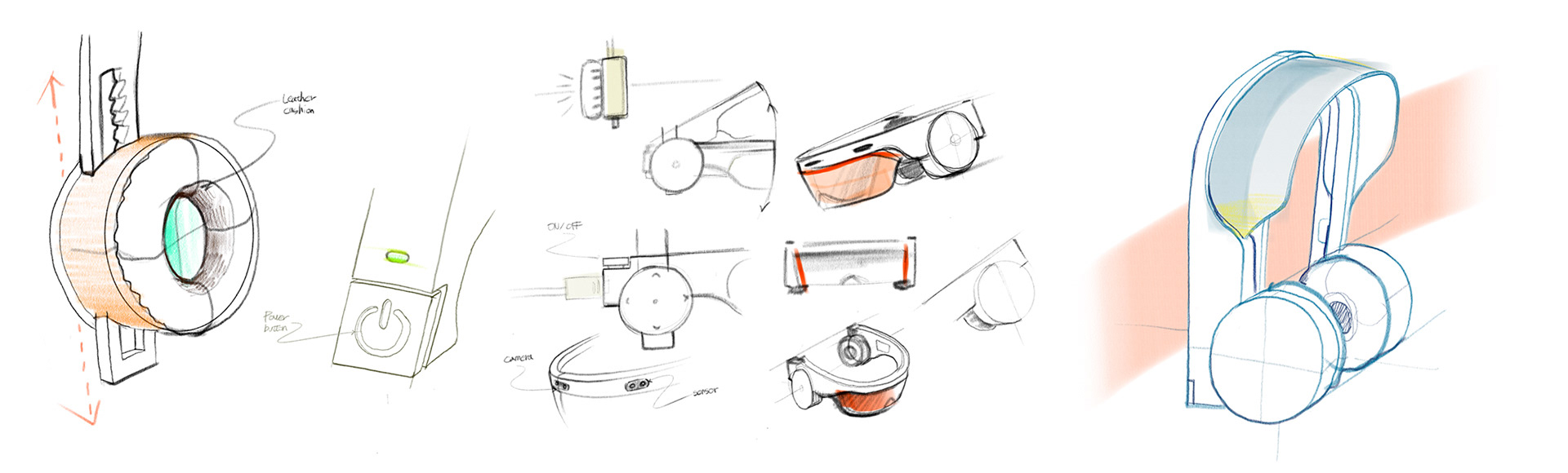 Second generation，HMD，conceptual design，VR glasses，headset，