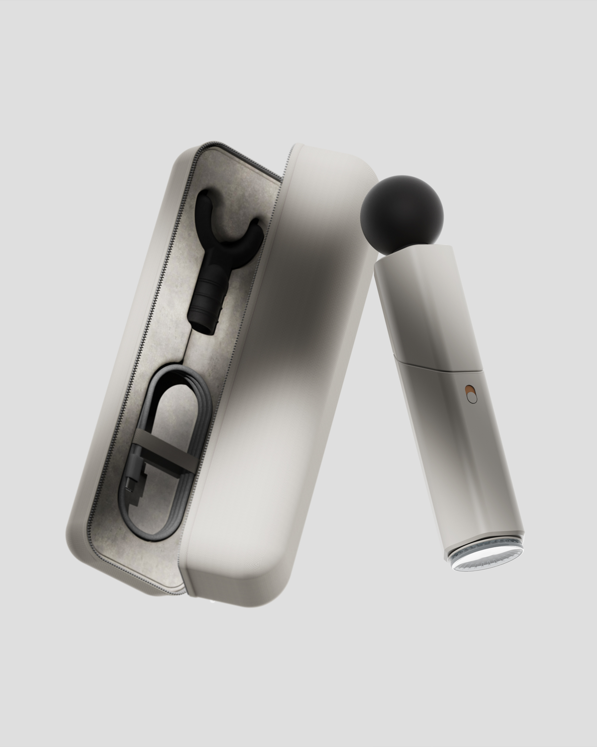 Massage gun，Portable fascia gun，Fascia gun，product design，Appearance design，Portable，Personal care，