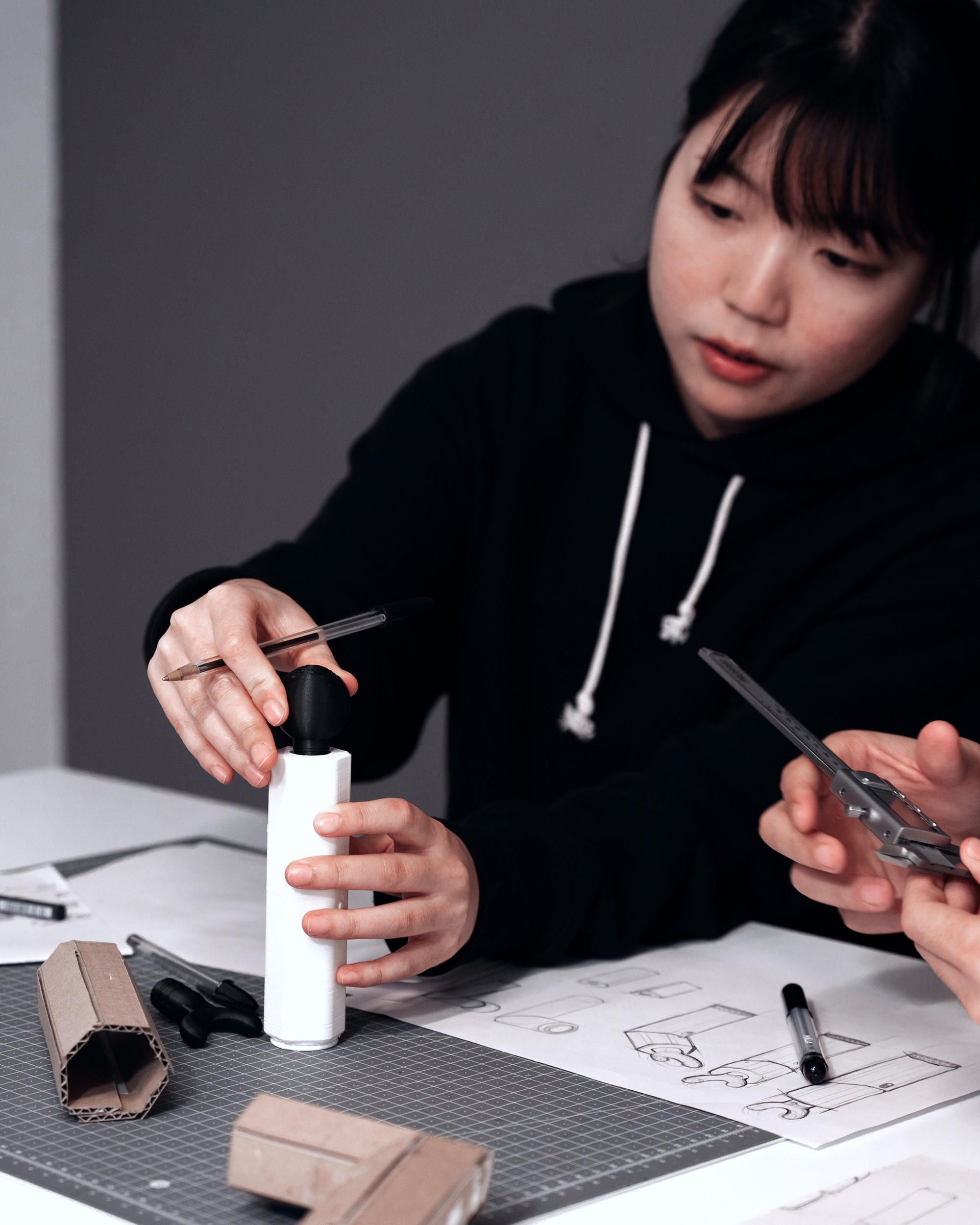 Massage gun，Portable fascia gun，Fascia gun，product design，Appearance design，Portable，Personal care，