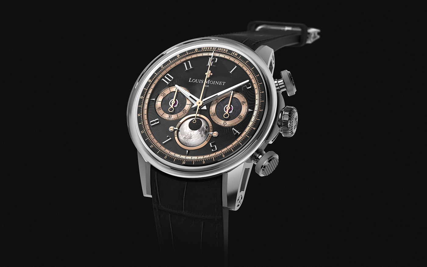 Louis Monette，edge，SPEED OF SOUND，Wrist watch，