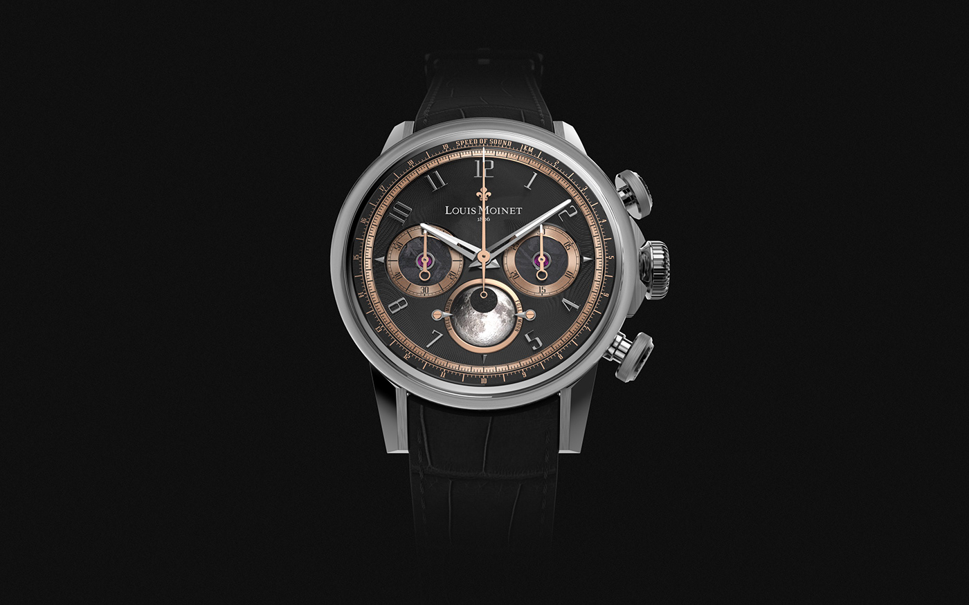 Louis Monette，edge，SPEED OF SOUND，Wrist watch，