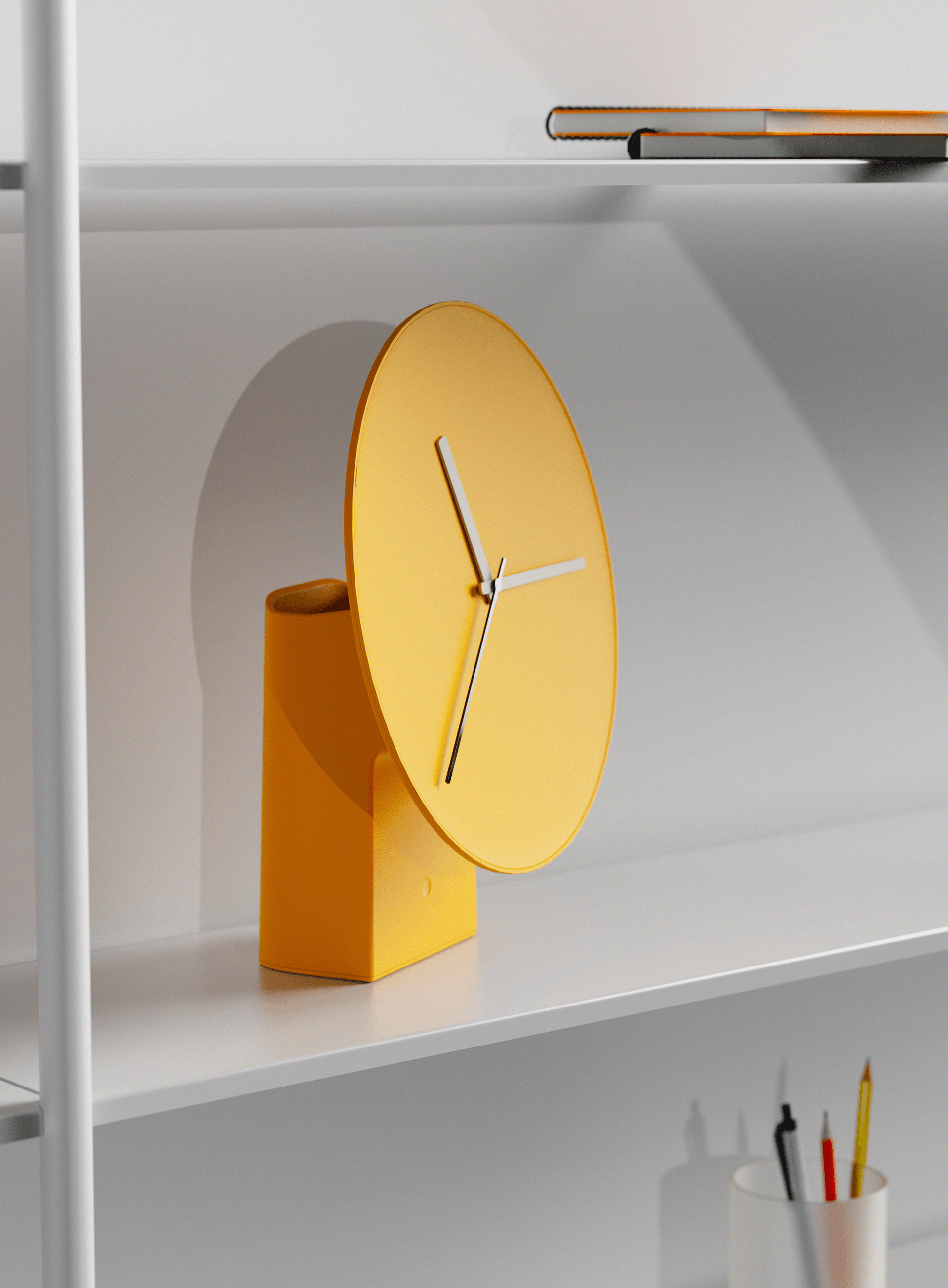 Industrial Design, Rendering, Mop, Storage, Home, Alarm Clock，