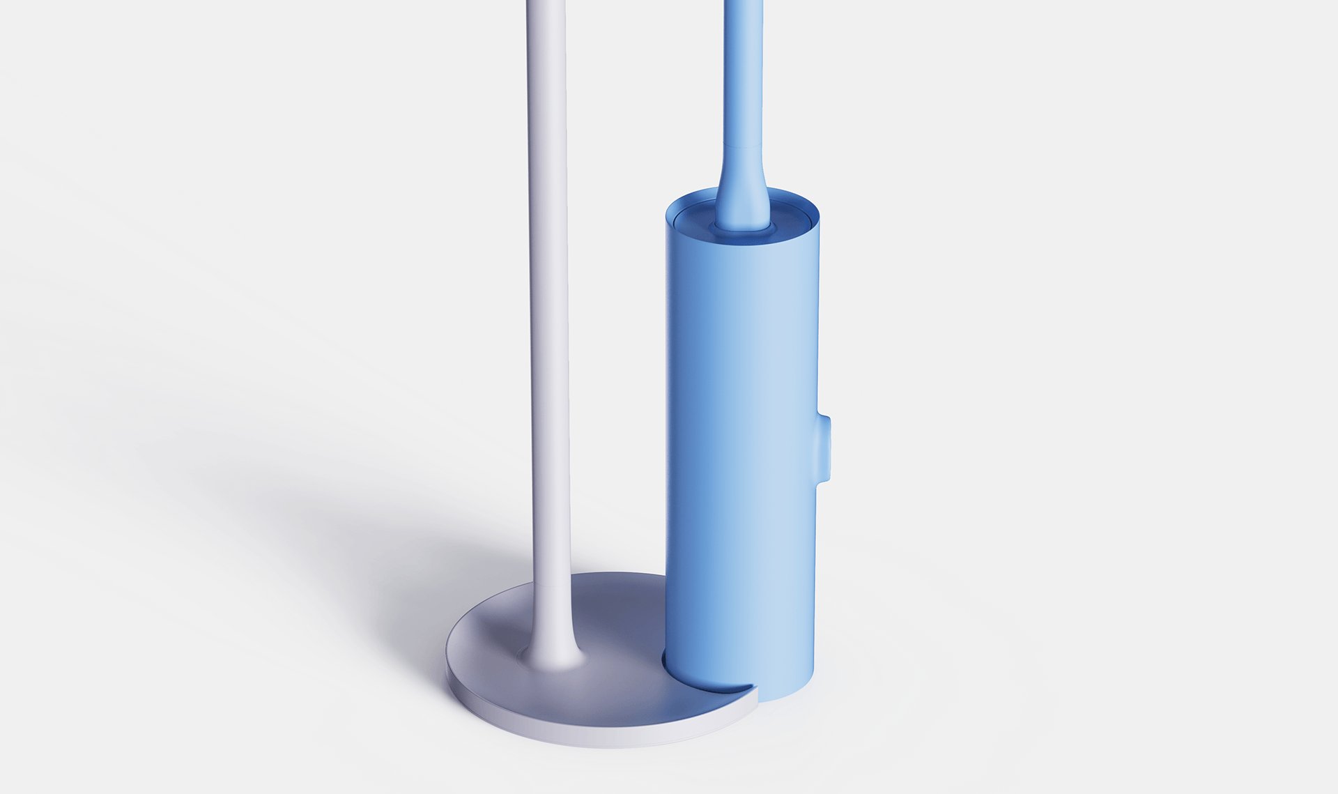 Industrial Design, Rendering, Mop, Storage, Home, Alarm Clock，