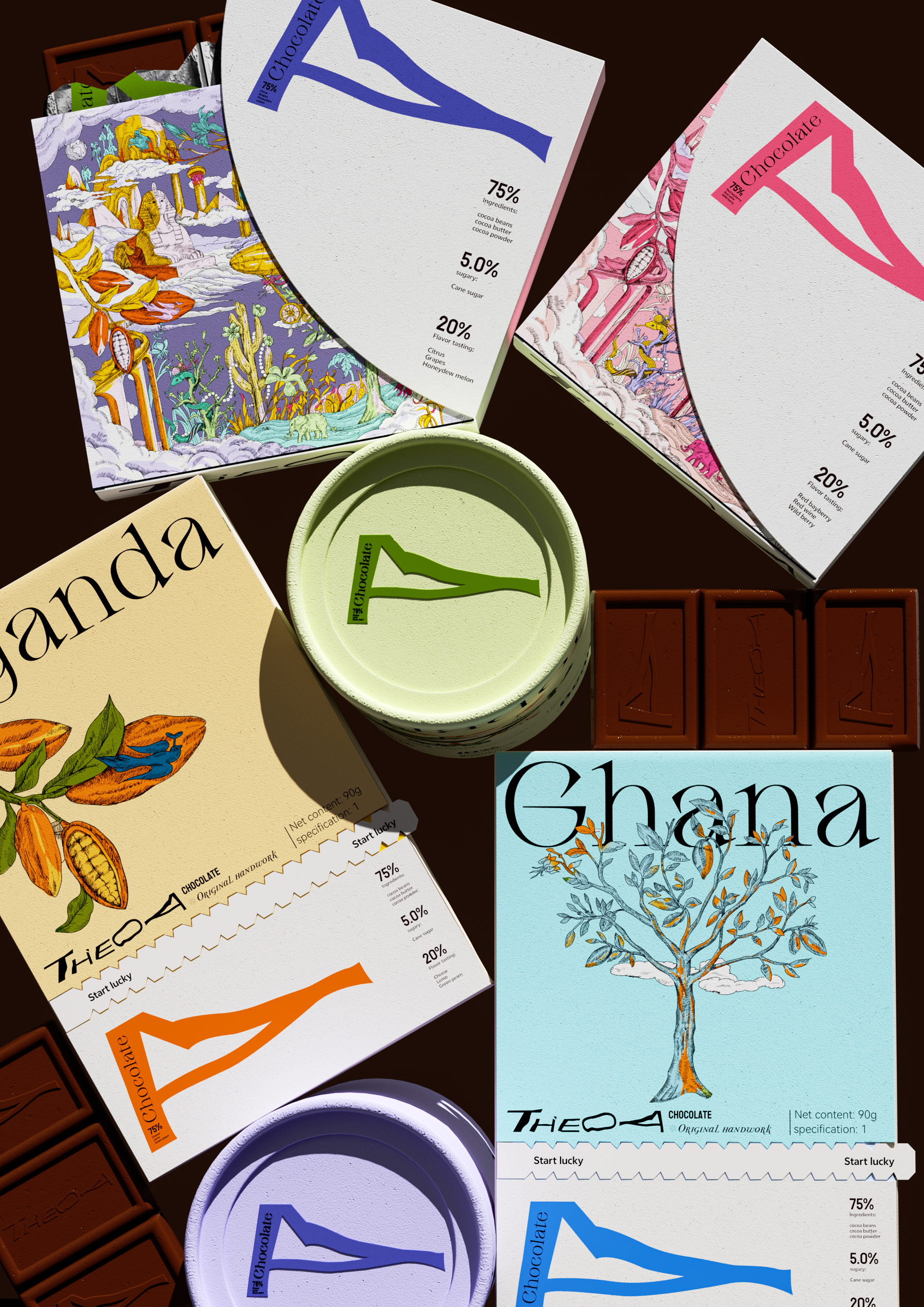 packing design，Brand design，Chocolate packaging，Logo design，Fast consumer packaging，VI design，Gift box design，packing，