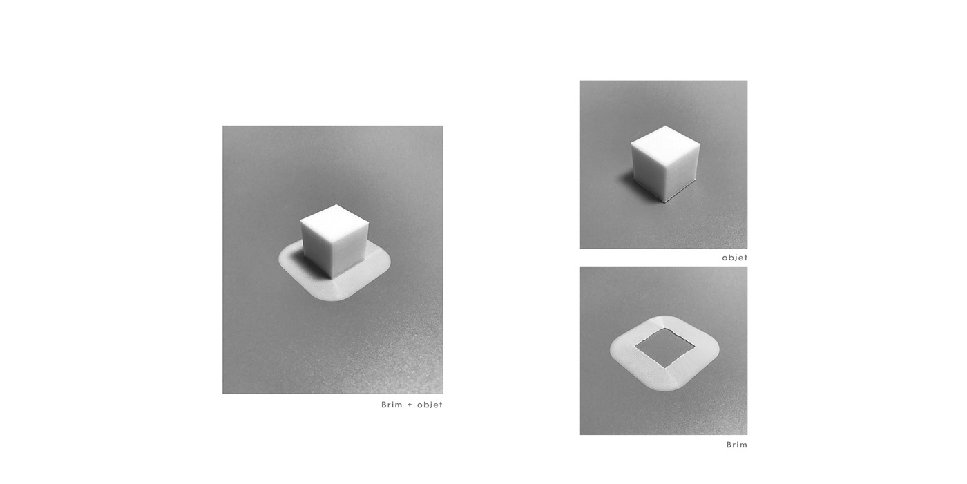 Brim Brick，0.2mm，Support structure，3D printing，decorate，