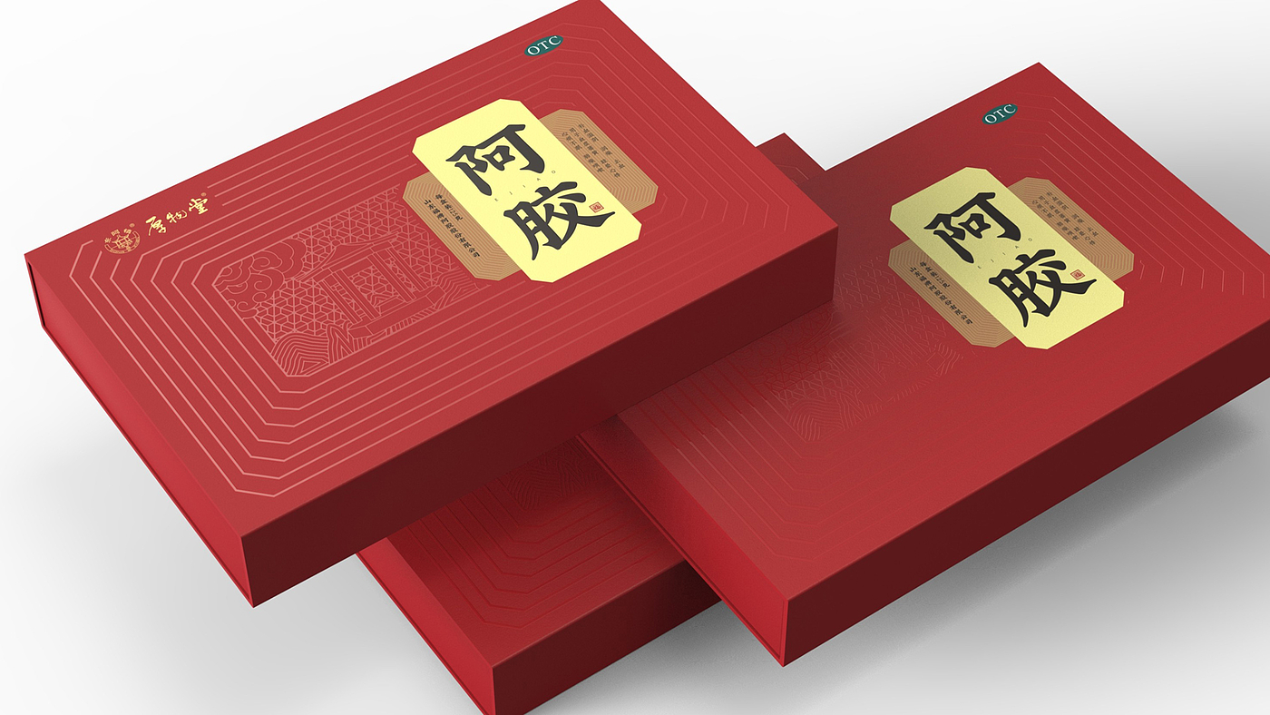 Dong'e Town Ejiao Packaging，Shandong donkey-hide gelatin packaging design，