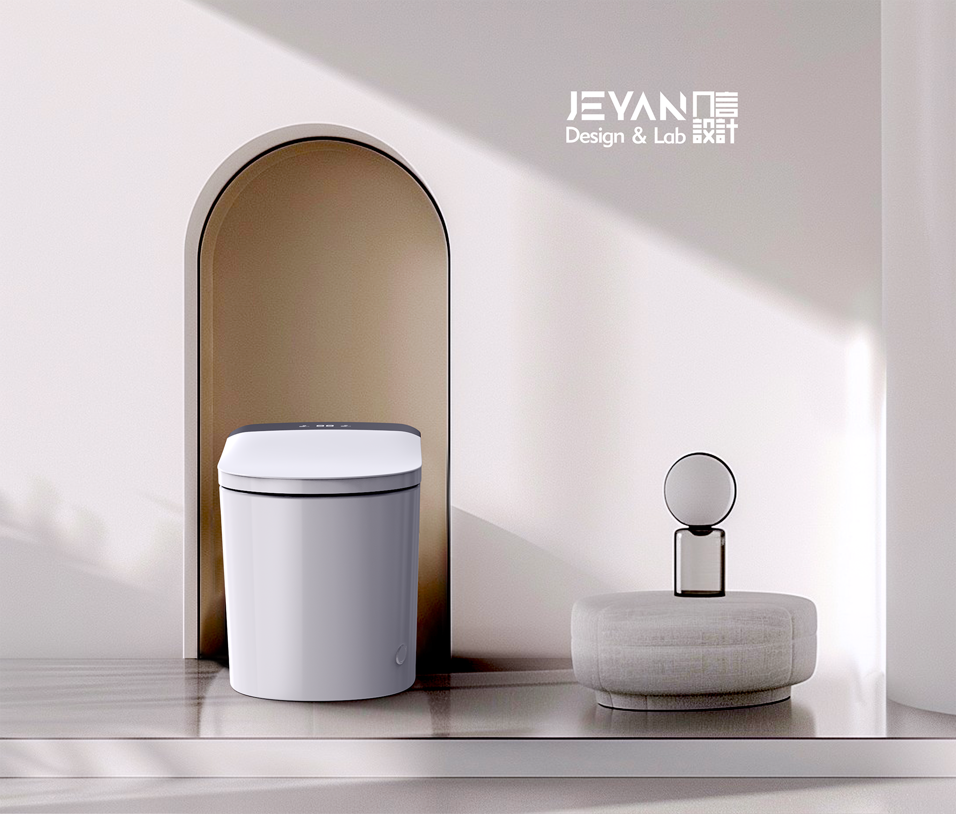 Kitchen bathroom，Intelligent toilet，Bathroom design，industrial design，product design，Creative toilet design，