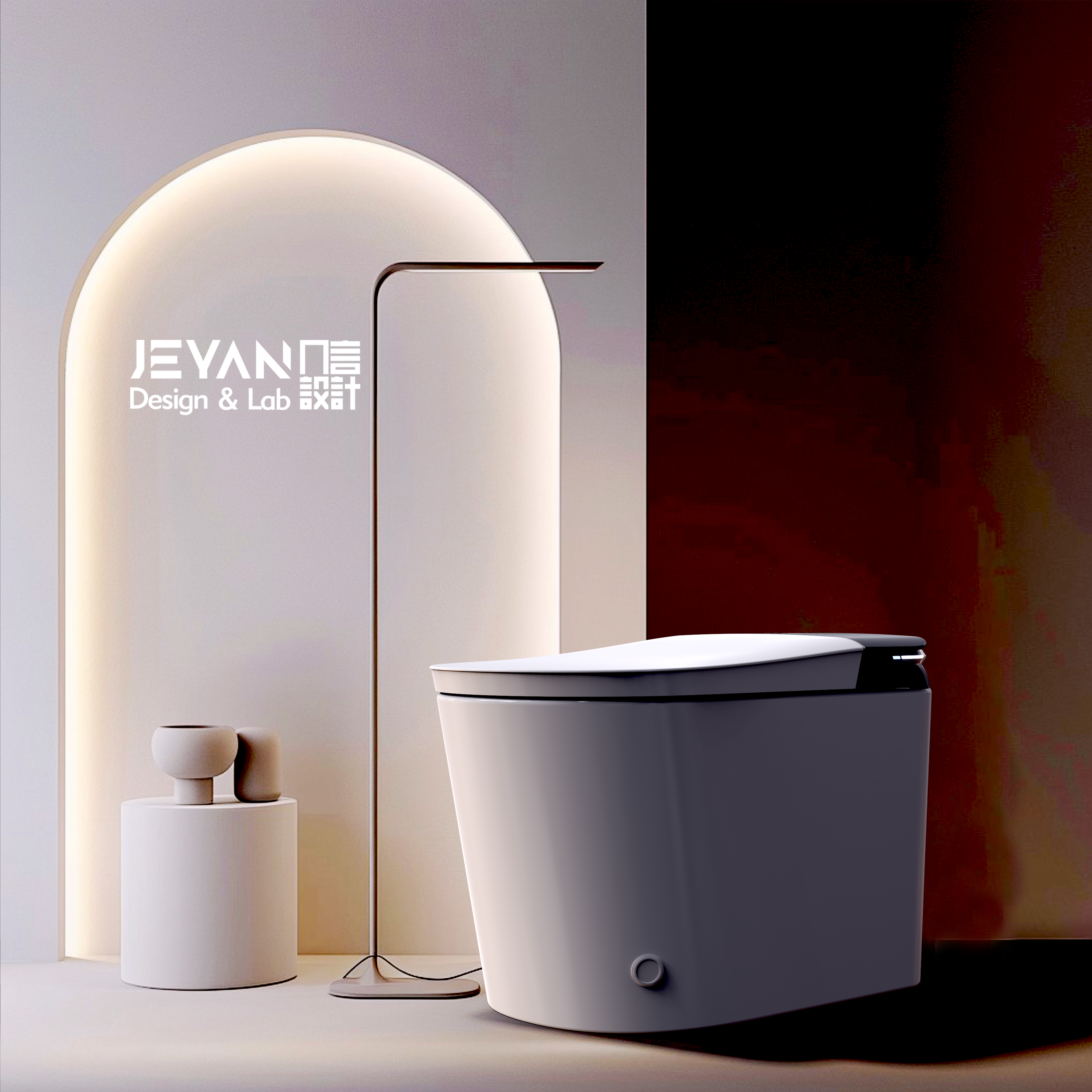 Kitchen bathroom，Intelligent toilet，Bathroom design，industrial design，product design，Creative toilet design，