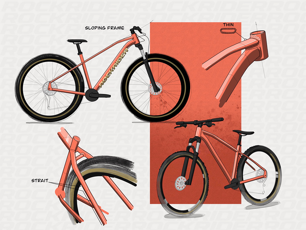 Bicycle，vehicle，Mountain Bike，Rockrider DECATHLON，