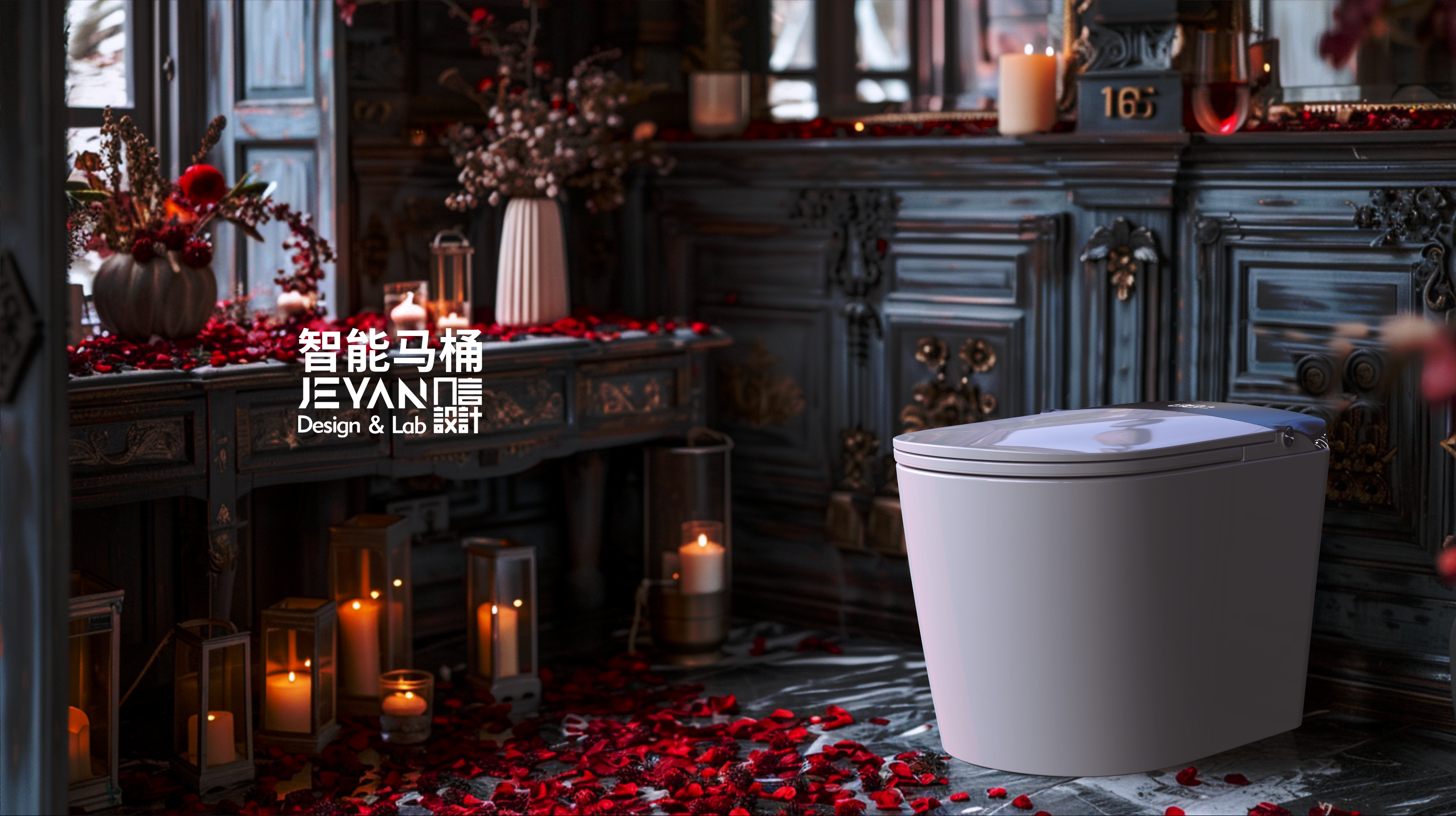 Intelligent toilet，Bathroom design，industrial design，product design，Creative toilet design，