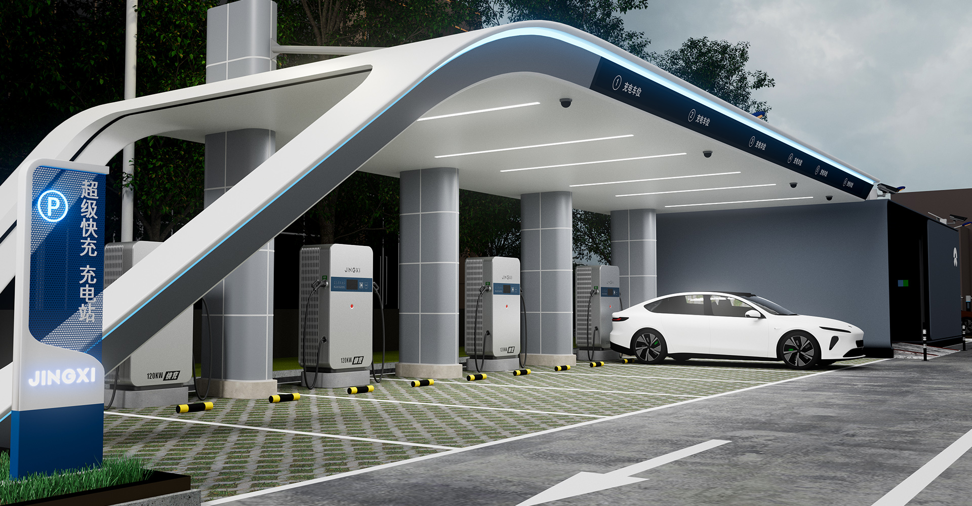 Design of 120KW DC charging pile，Design of DC charging pile，Charging pile design，Design of Automobile Charging Pile，Appearance Design of Charging Pile，Industrial Design of Charging Pile，Design of New Energy Charging Pile，