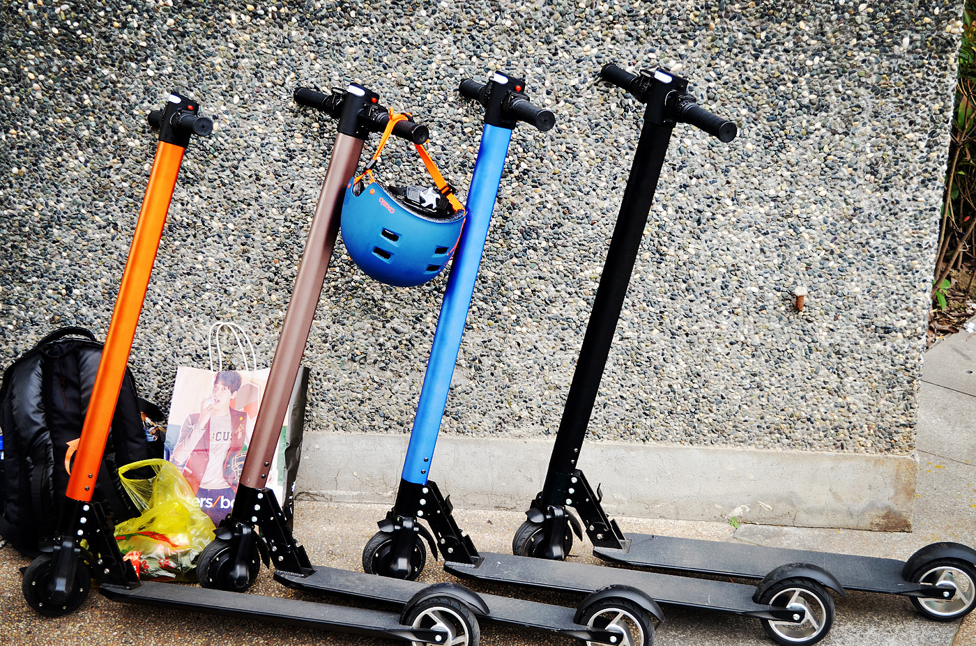 5 inch electric scooter# light travel，