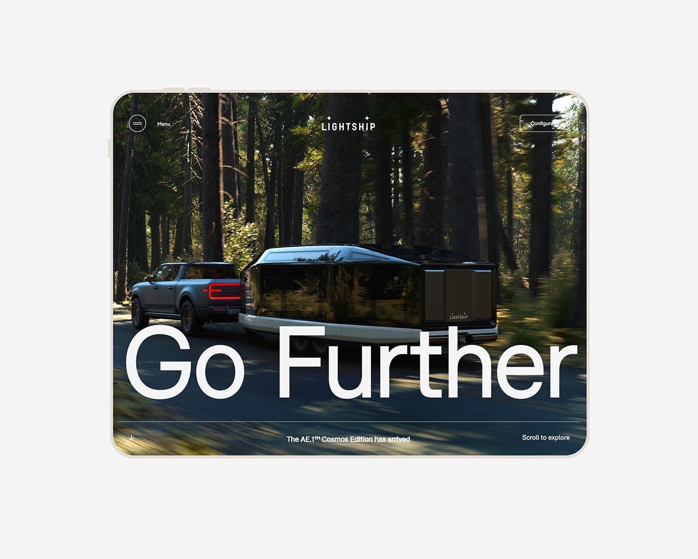 Lightship RV，Touring car，vehicle，originality，