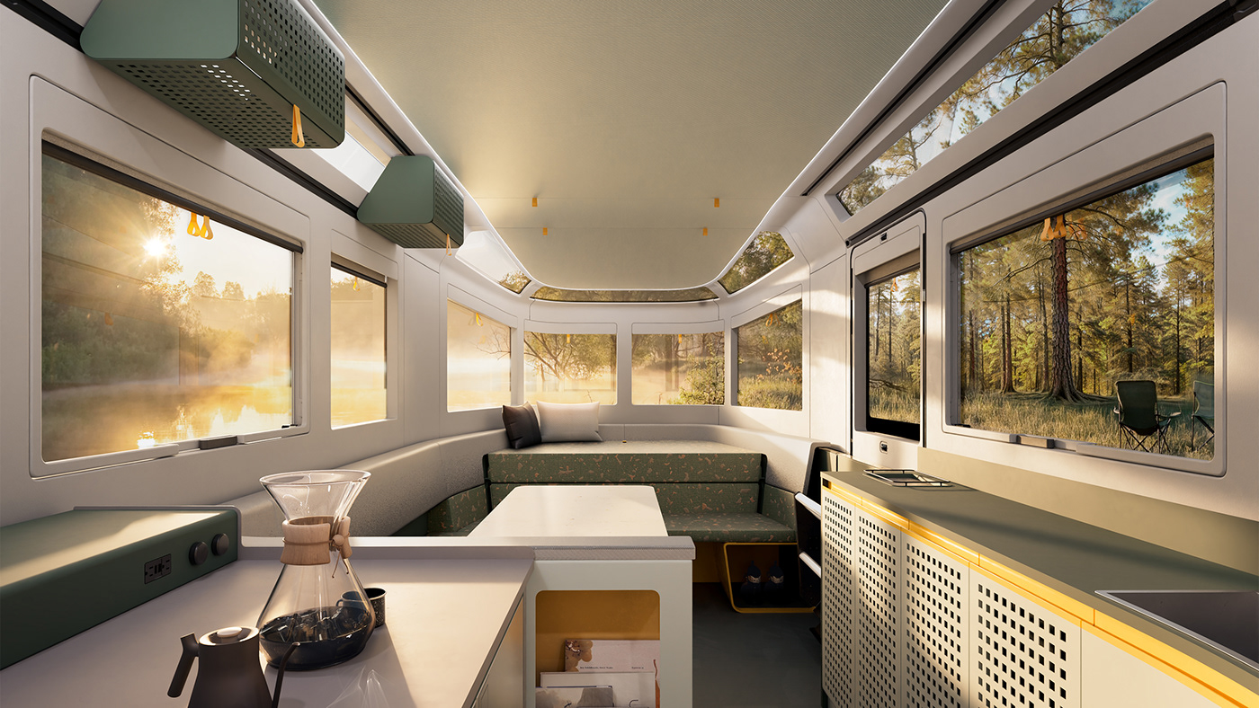 Lightship RV，Touring car，vehicle，originality，