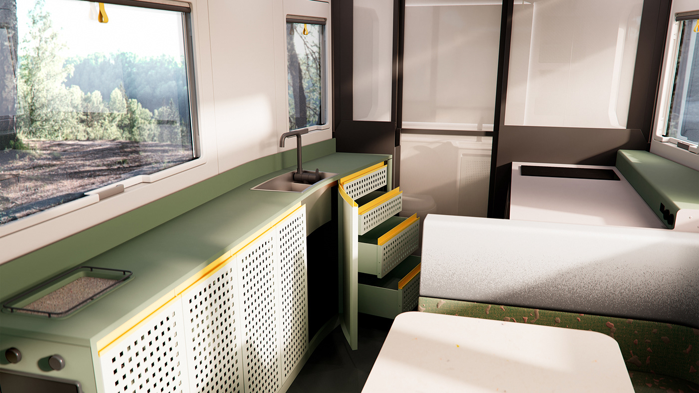 Lightship RV，Touring car，vehicle，originality，