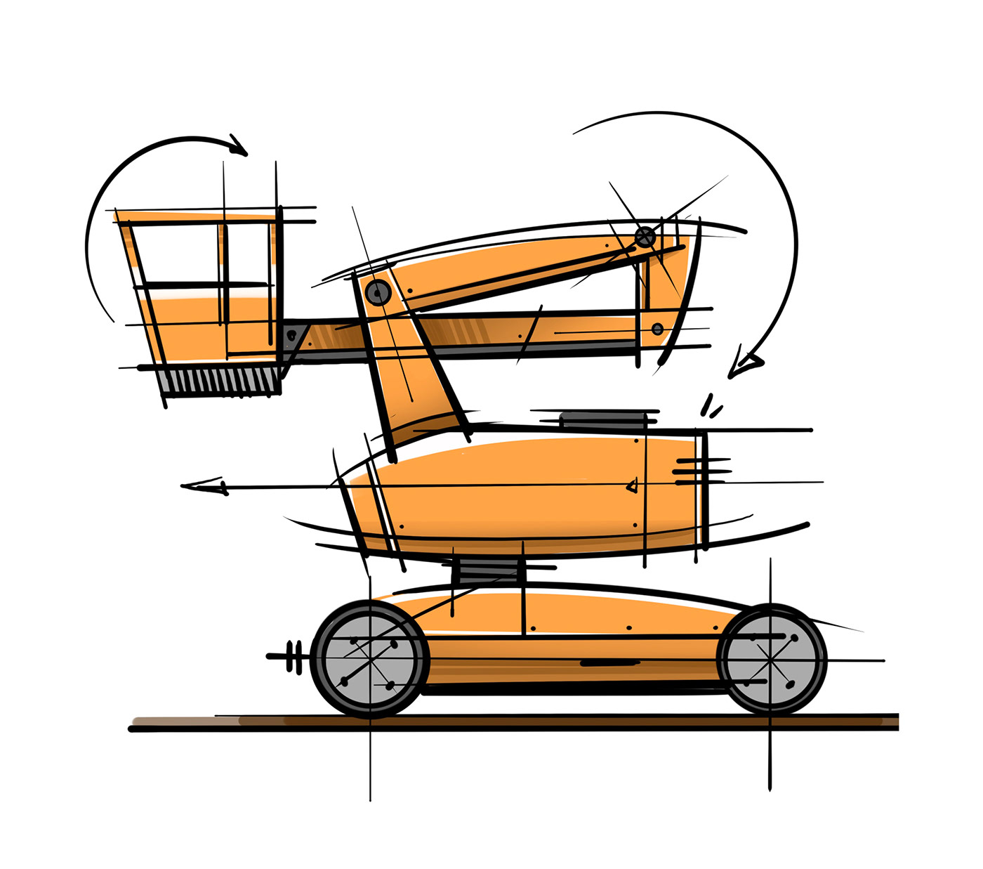 industrial design，illustration，mapping，Hand drawn，