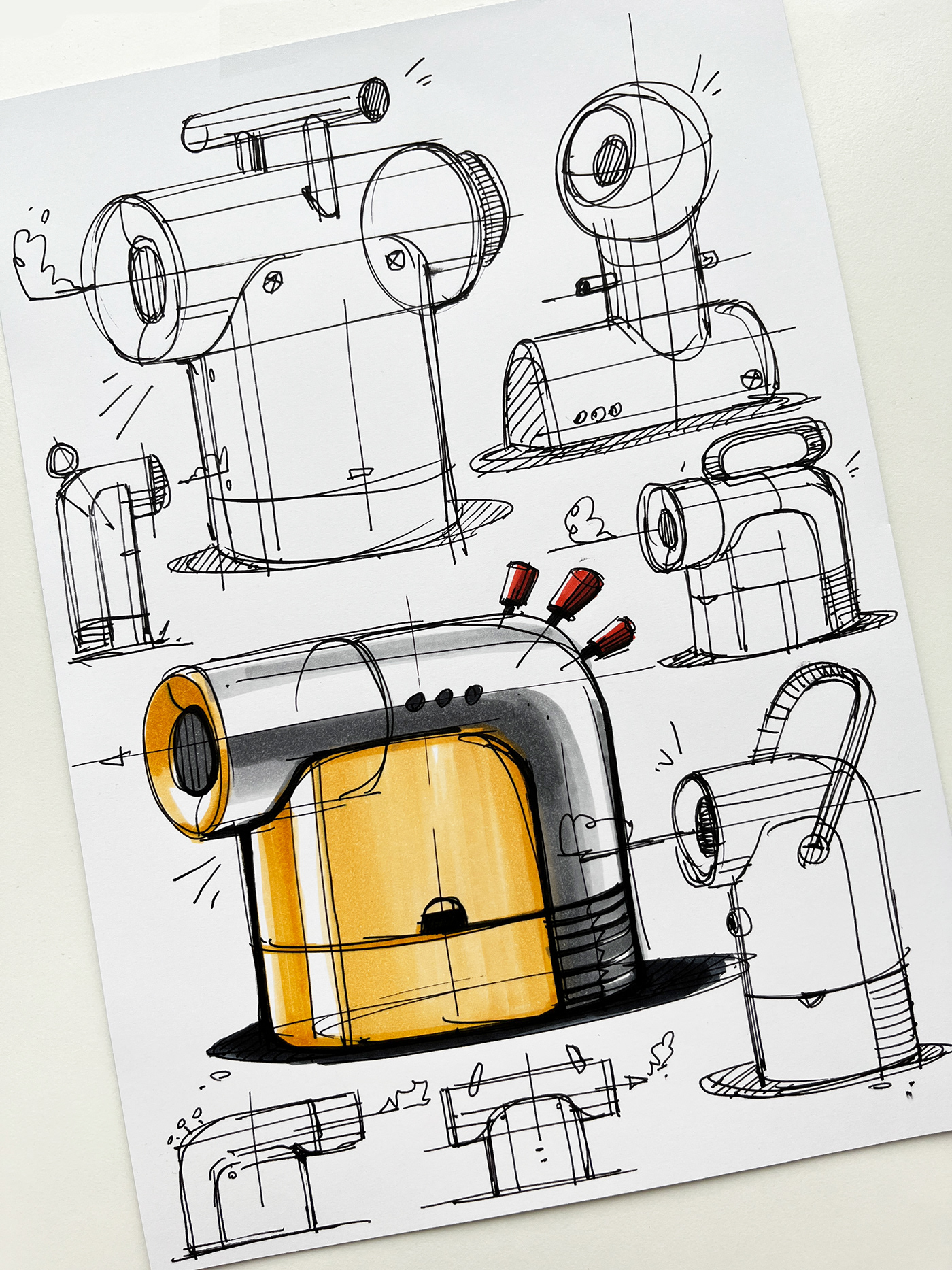 industrial design，illustration，mapping，Hand drawn，