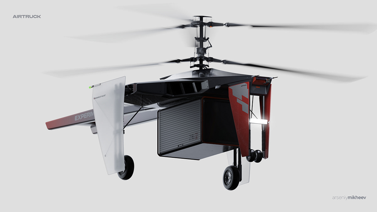 AirTruck，Cargo Helicopter，aircraft，vehicle，