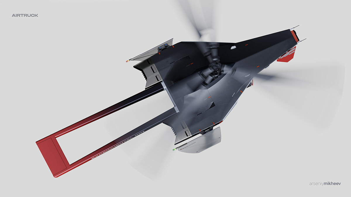 AirTruck，Cargo Helicopter，aircraft，vehicle，