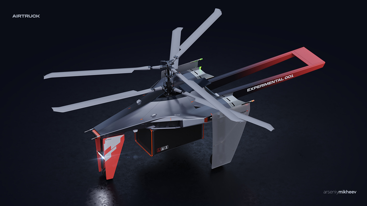 AirTruck，Cargo Helicopter，aircraft，vehicle，