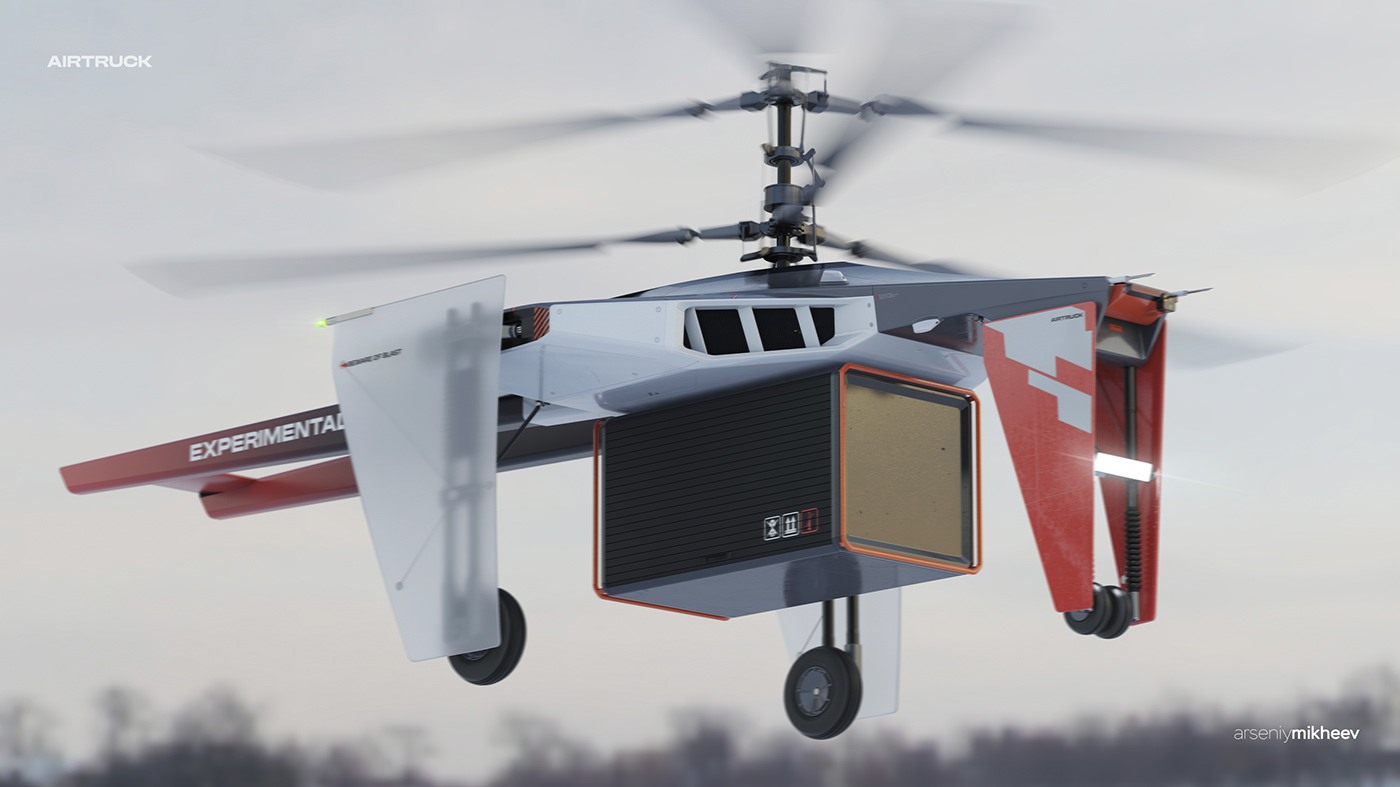 AirTruck，Cargo Helicopter，aircraft，vehicle，